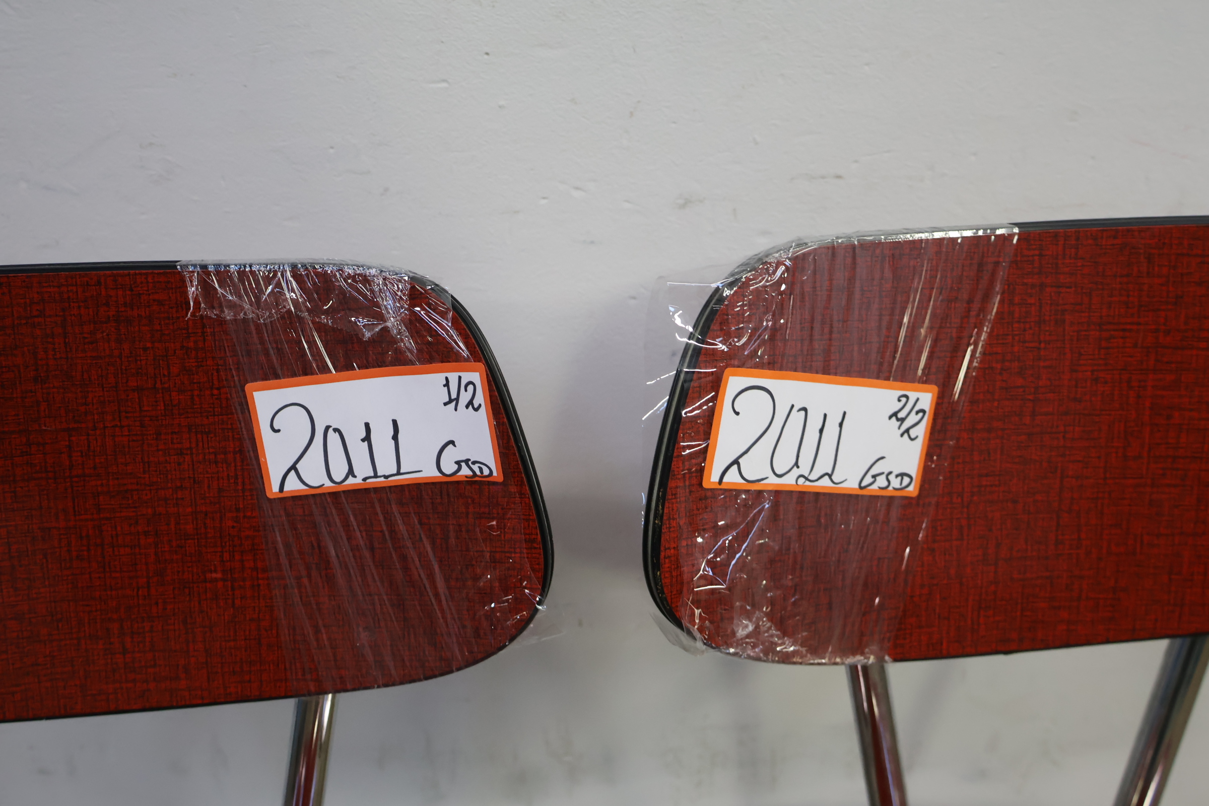 Set van 2 Formica Vintage Stoelen - Jaren '60 – foto 19 – kavel bij GSD Auctions, Zoeterwoude