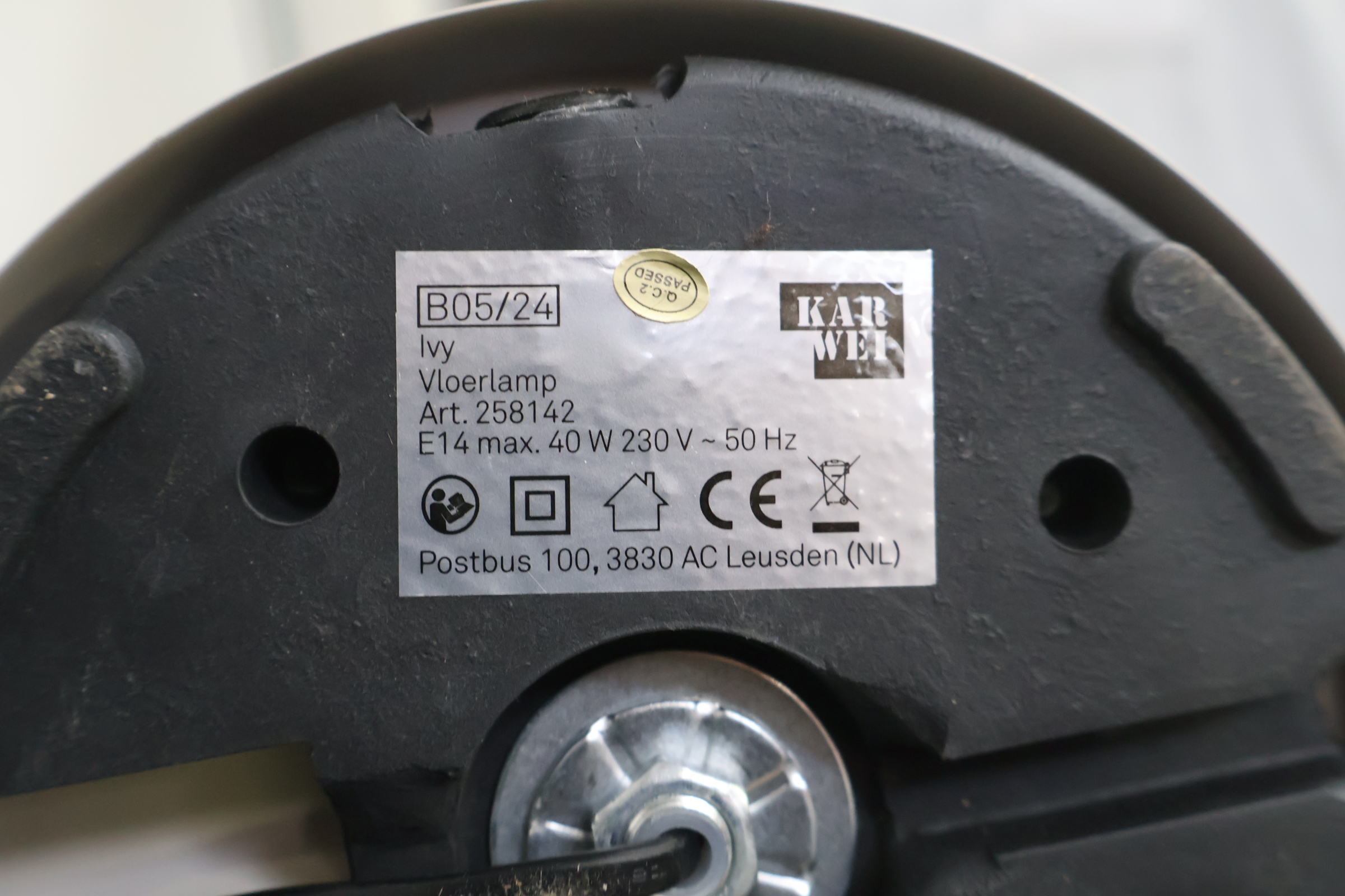 Karwei Vloerlamp – foto 12 – kavel bij GSD Auctions, Zoeterwoude