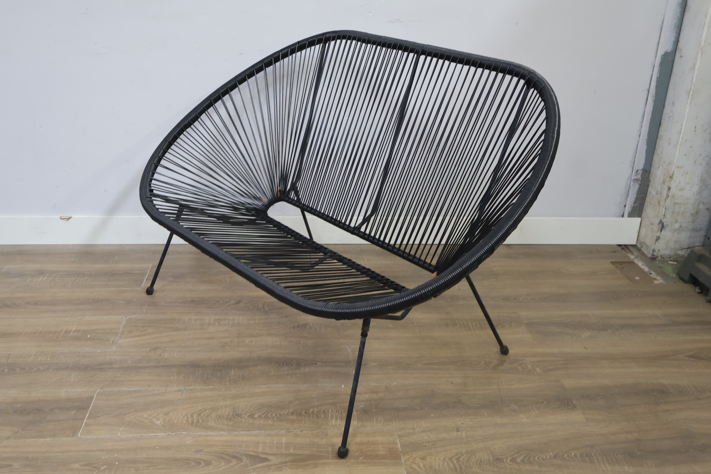 Zwarte Draadbank, Loungebank – foto 9 – kavel bij GSD Auctions, Zoeterwoude