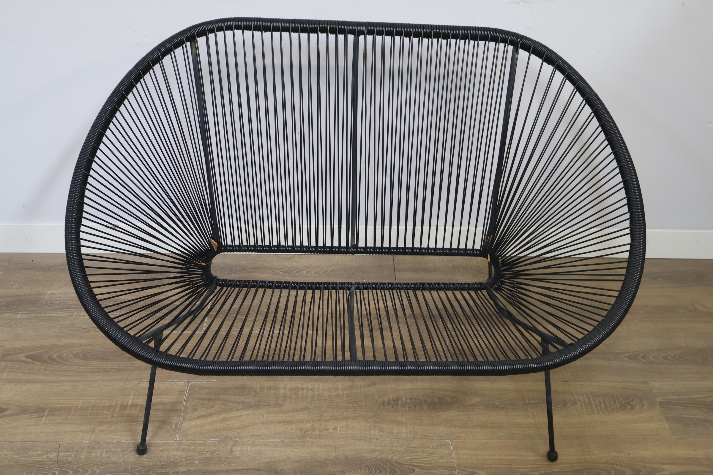 Zwarte Draadbank, Loungebank – foto 12 – kavel bij GSD Auctions, Zoeterwoude