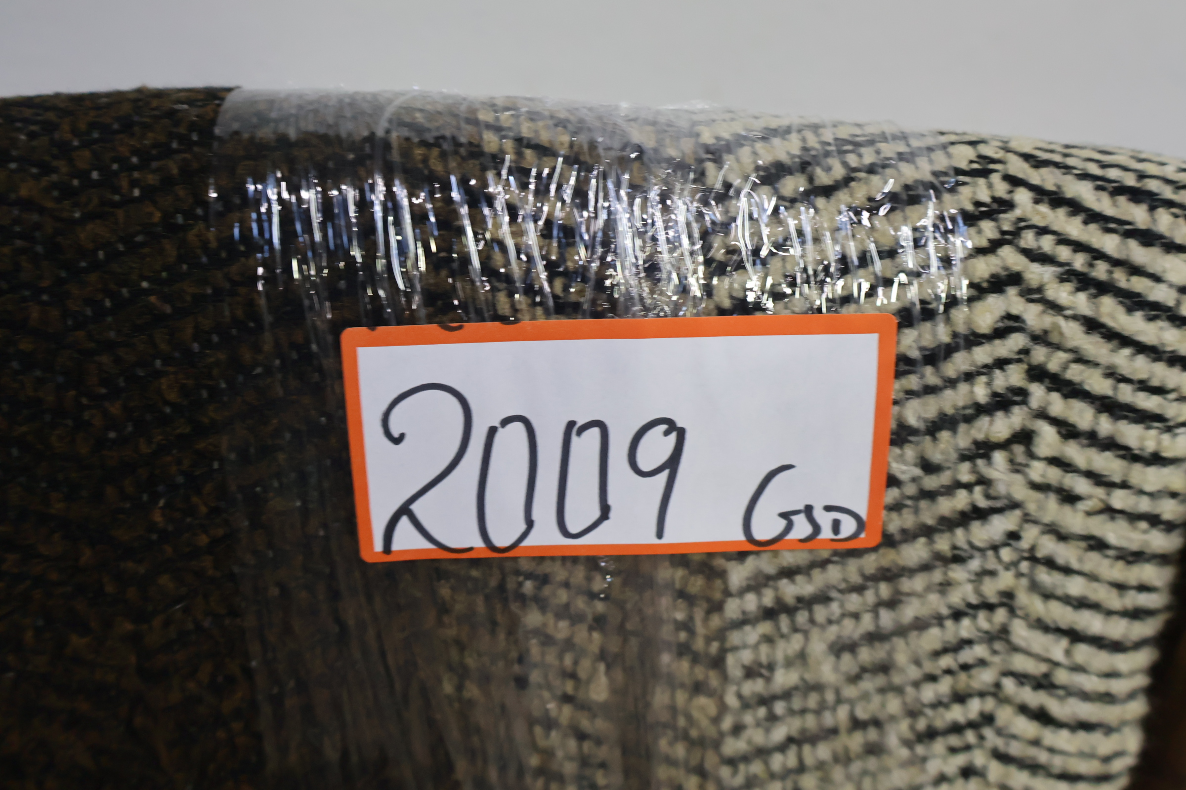 Vintage stoel met bruin gestreepte bekleding - Jaren '60 – foto 18 – kavel bij GSD Auctions, Zoeterwoude