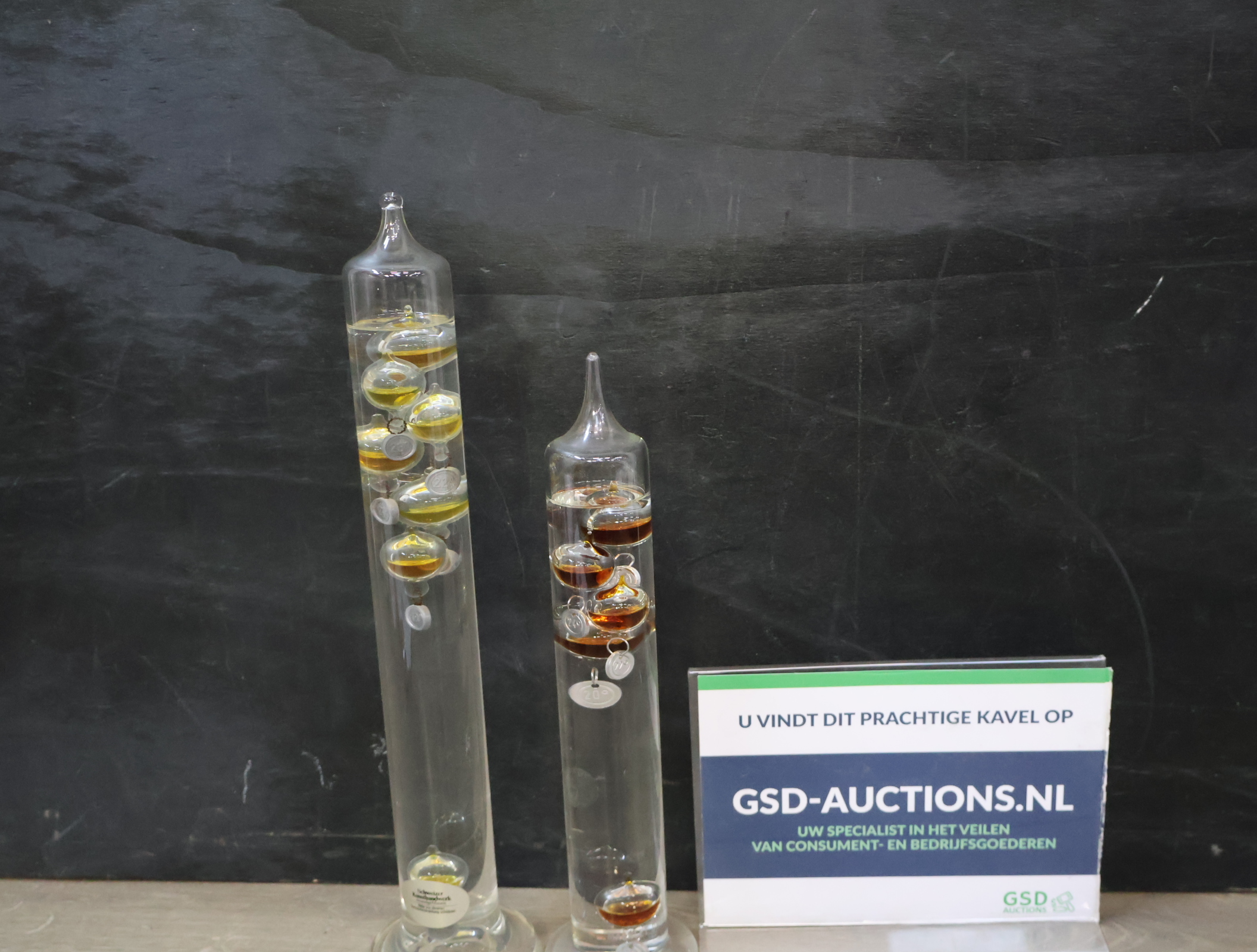 Set van twee Galileo thermometers – foto 2 – kavel bij GSD Auctions, Zoeterwoude