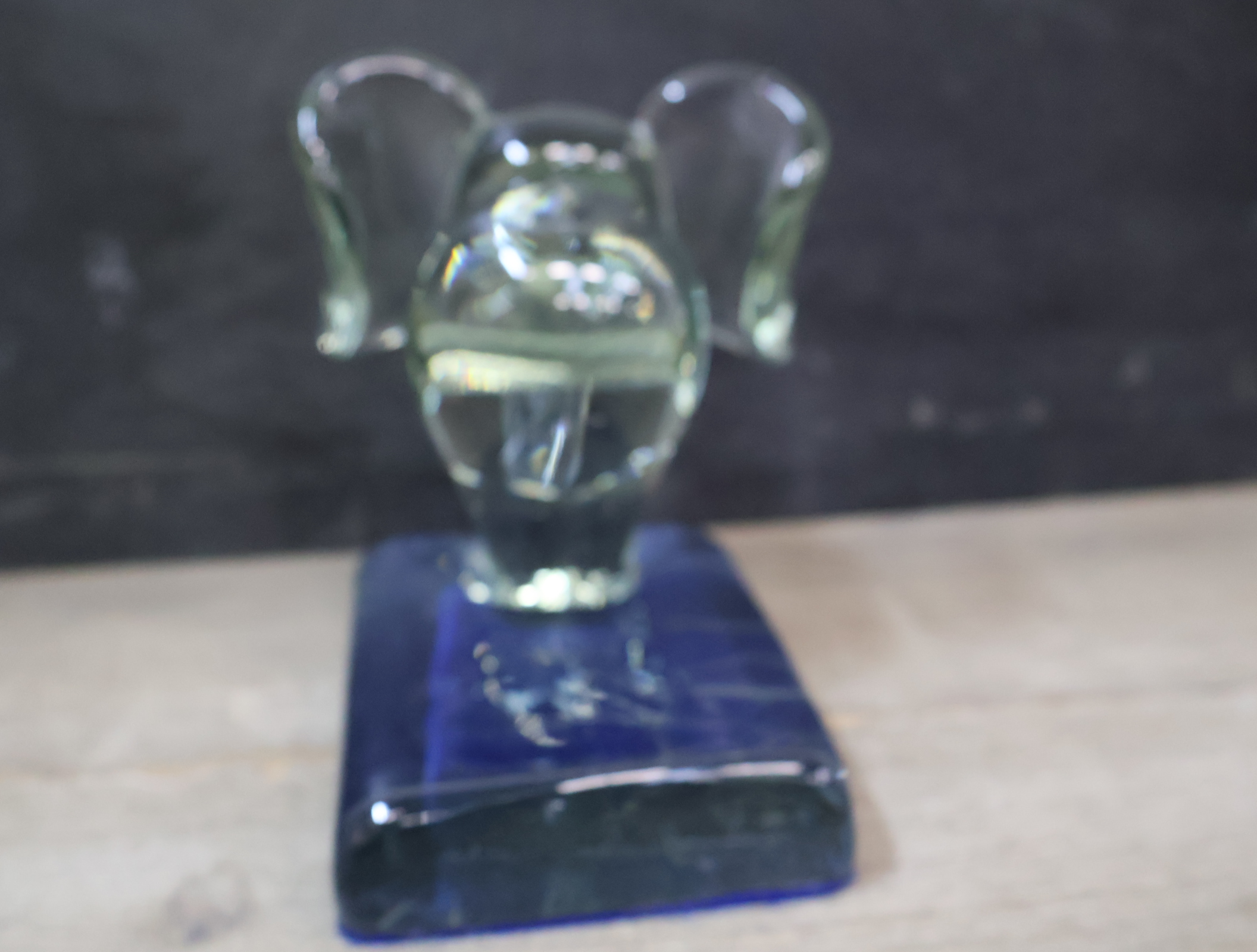 Decoratieve Glazen Olifant – foto 6 – kavel bij GSD Auctions, Zoeterwoude
