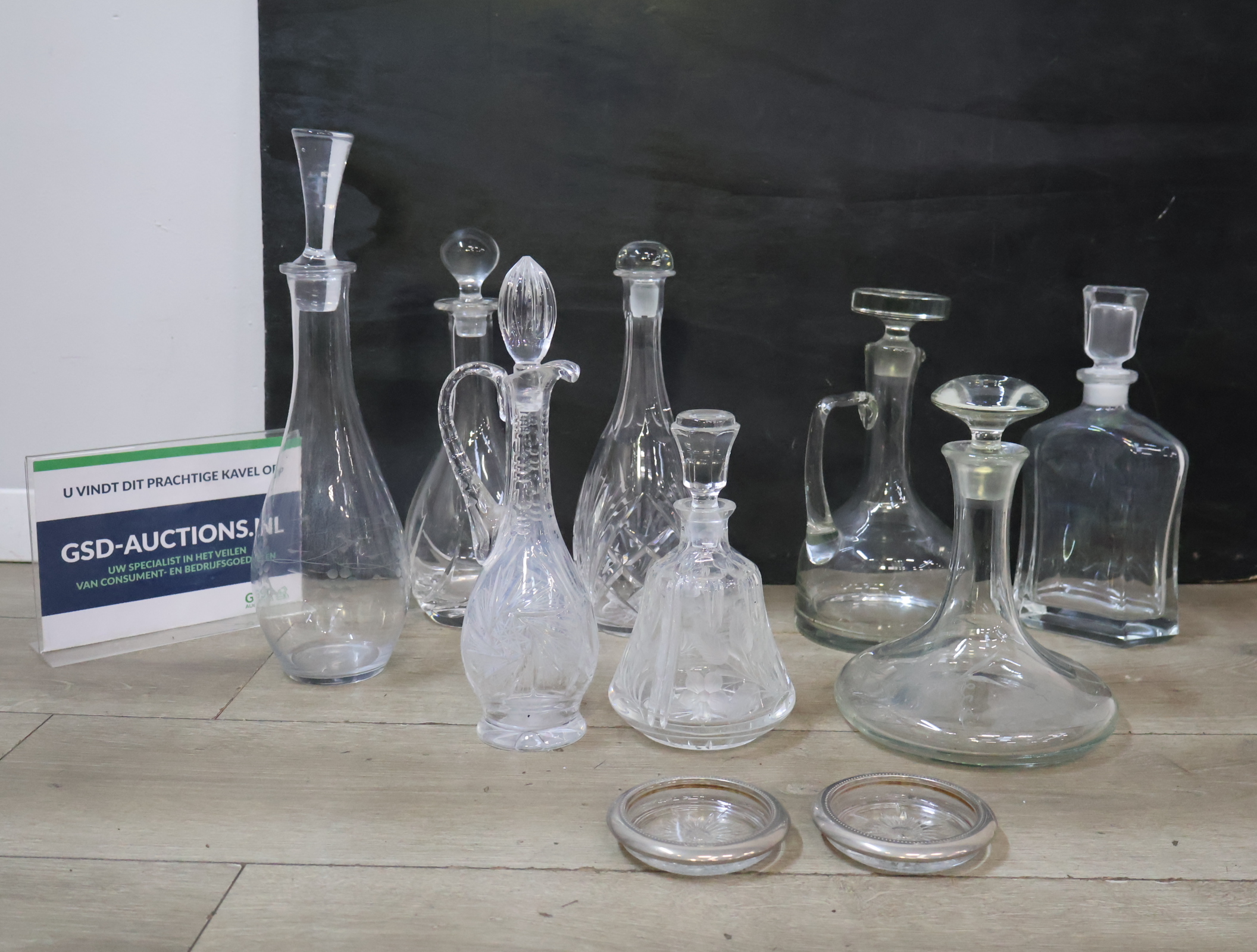Verzameling Kristallen Karaffen – foto 2 – kavel bij GSD Auctions, Zoeterwoude