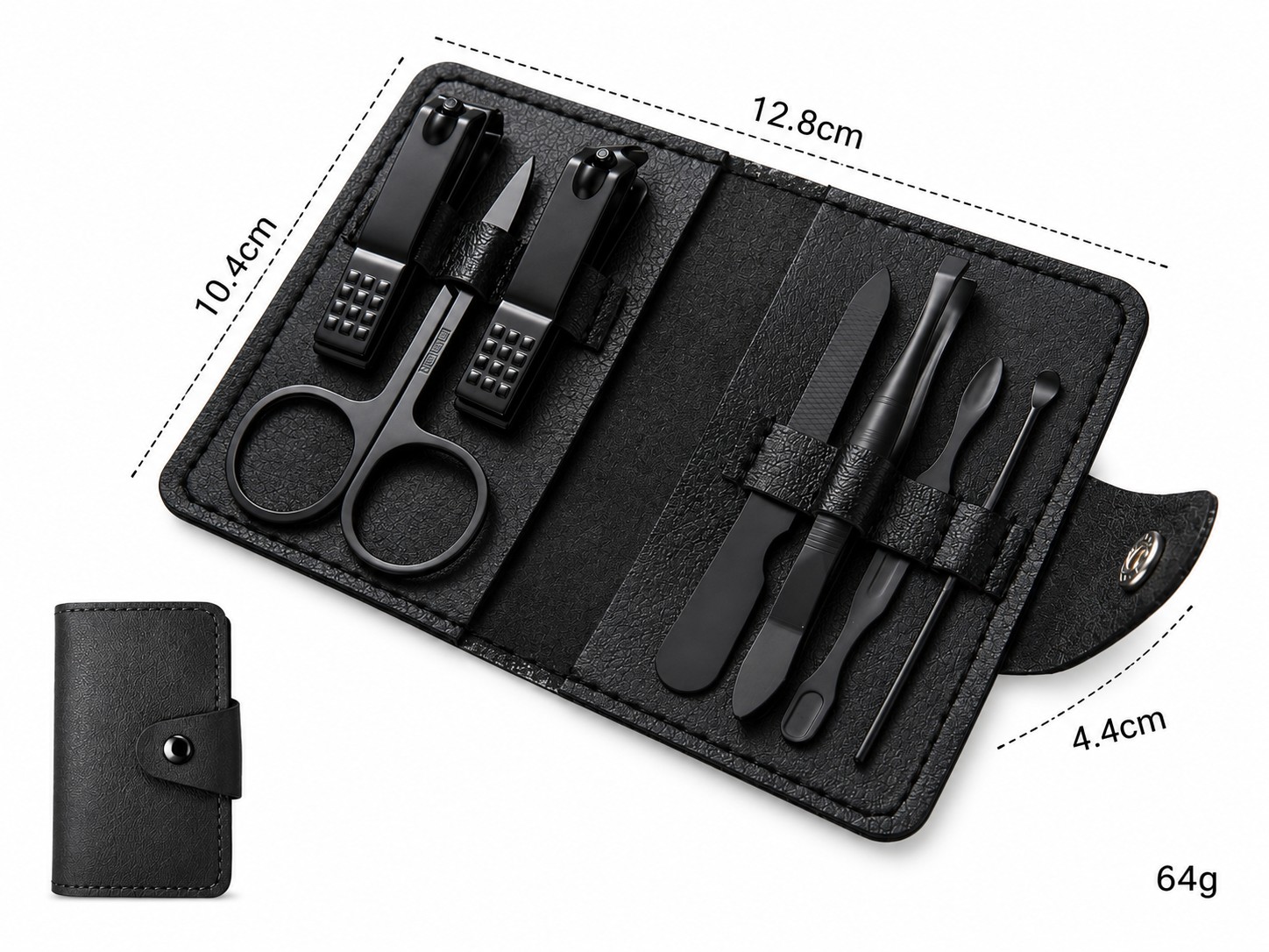 7-Delige Nagel verzorging set – RVS Manicure Set – foto 2 – kavel bij GSD Auctions, Zoeterwoude