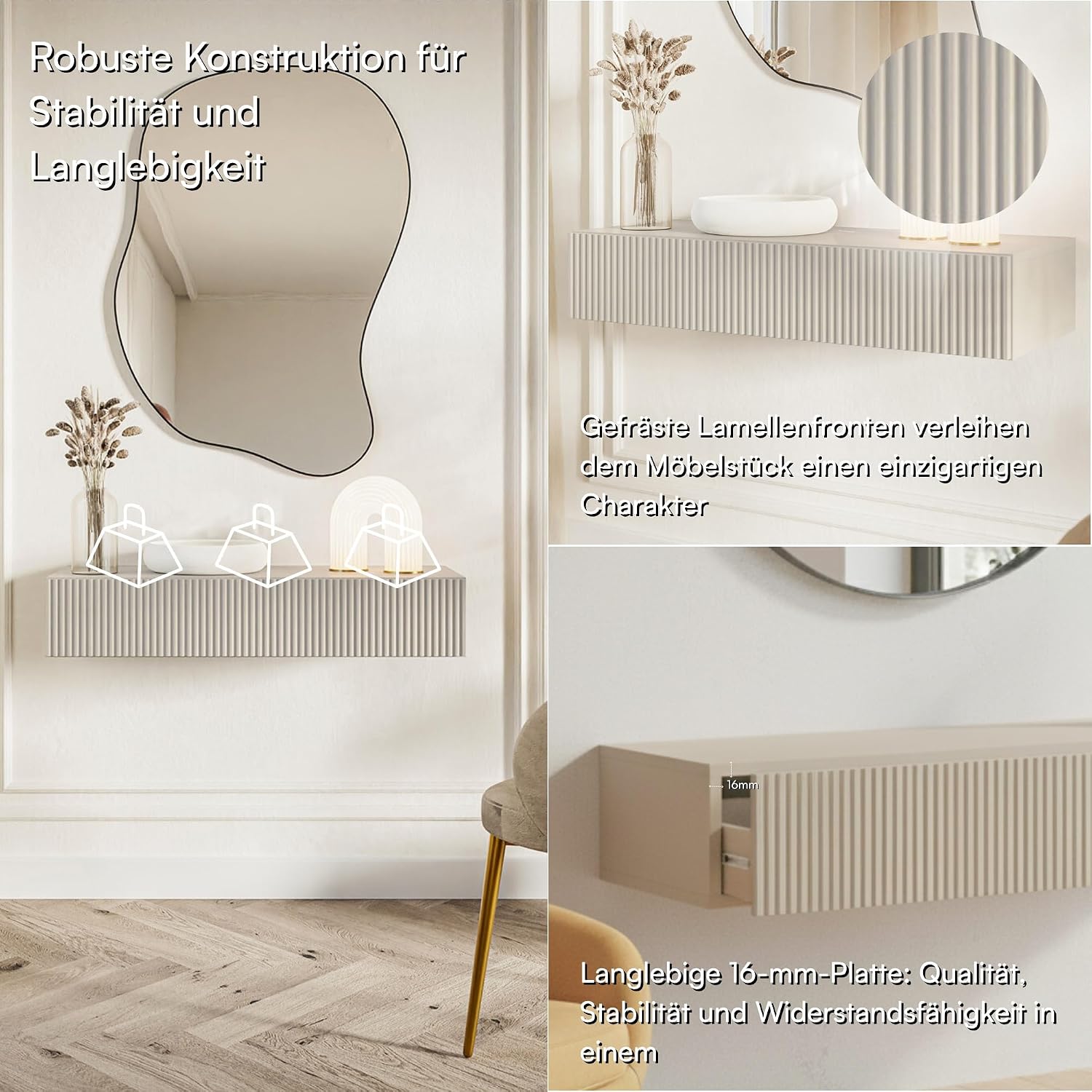 Selsey Veldio Consoletafel met lade 90 cm – foto 4 – kavel bij GSD Auctions, Zoeterwoude