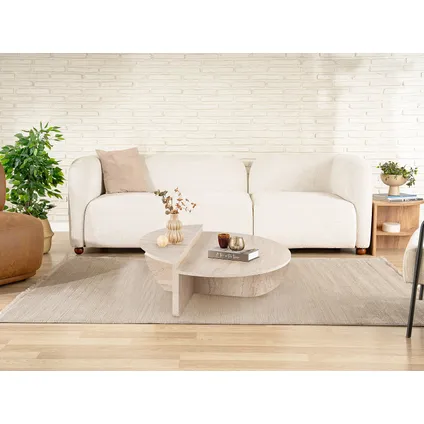 Vente-unique Salontafel Aloeva Beige - L 90cm X B 60cm X H 3 – foto 5 – kavel bij GSD Auctions, Zoeterwoude