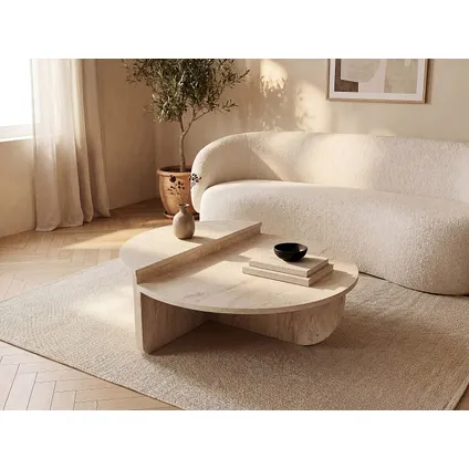 Vente-unique Salontafel Aloeva Beige - L 90cm X B 60cm X H 3 – foto 2 – kavel bij GSD Auctions, Zoeterwoude