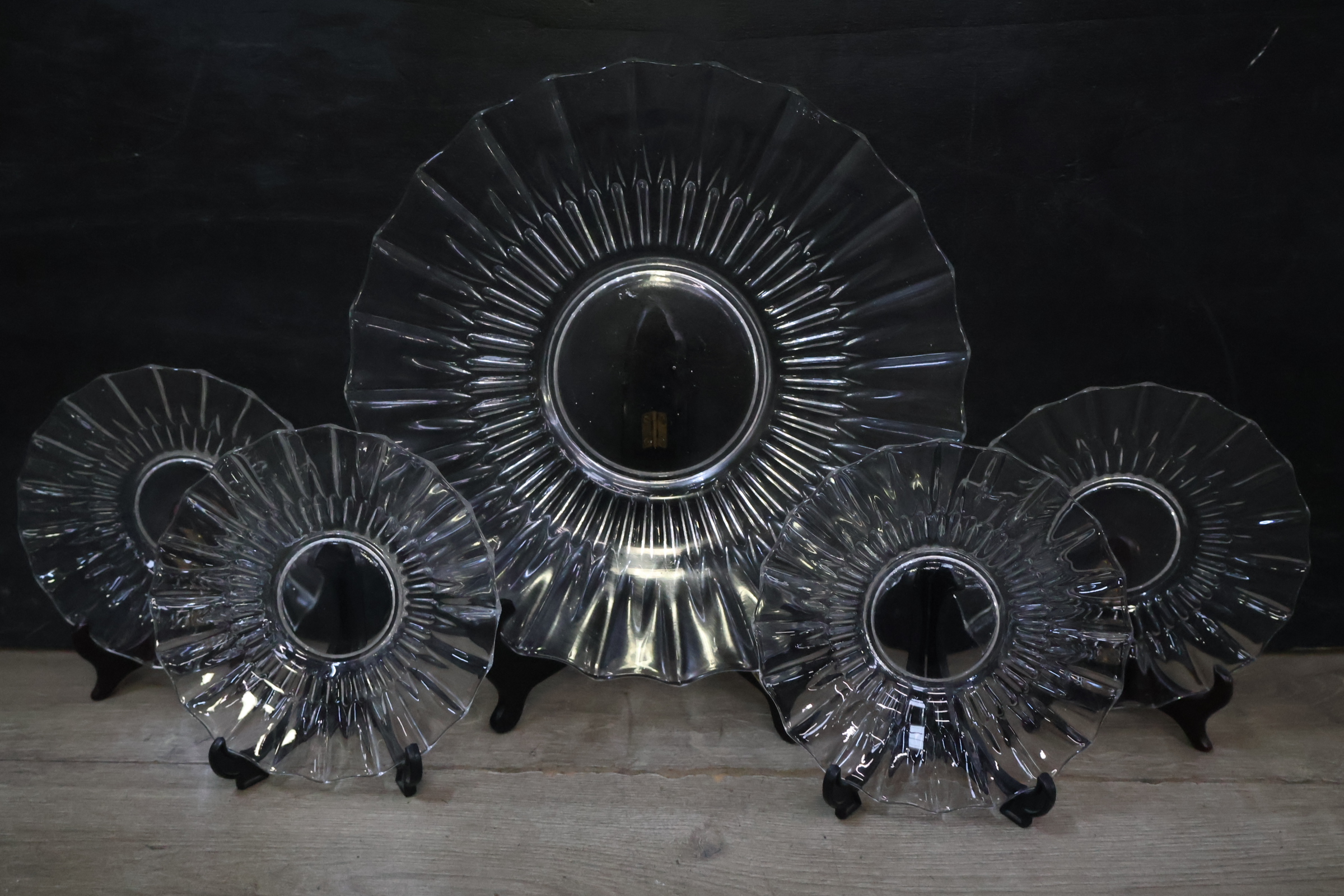 Set kristallen Gebaksschalen' – foto 6 – kavel bij GSD Auctions, Zoeterwoude