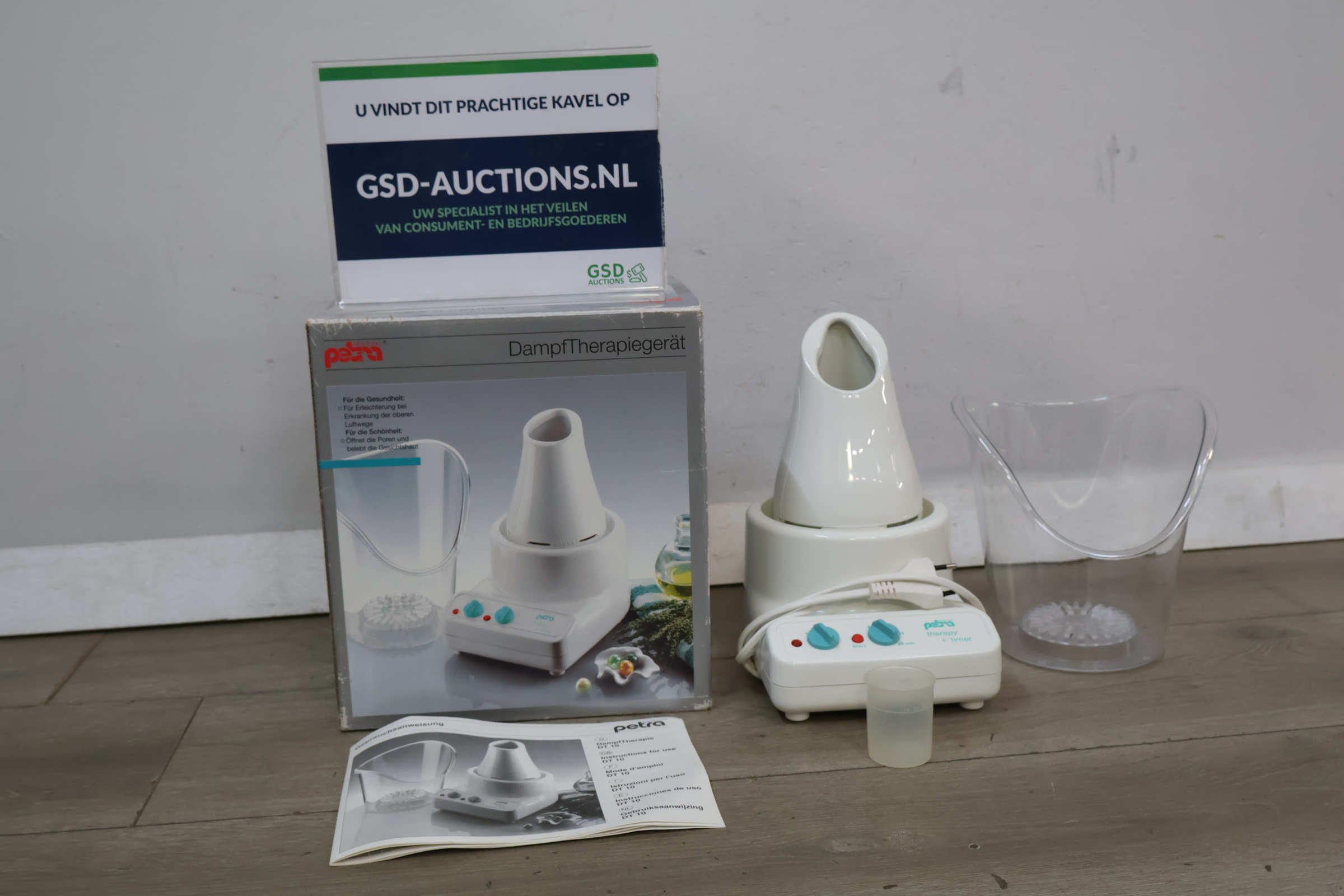 Petra Electric Dampftherapiegerät stoombadapparaat' – foto 2 – kavel bij GSD Auctions, Zoeterwoude
