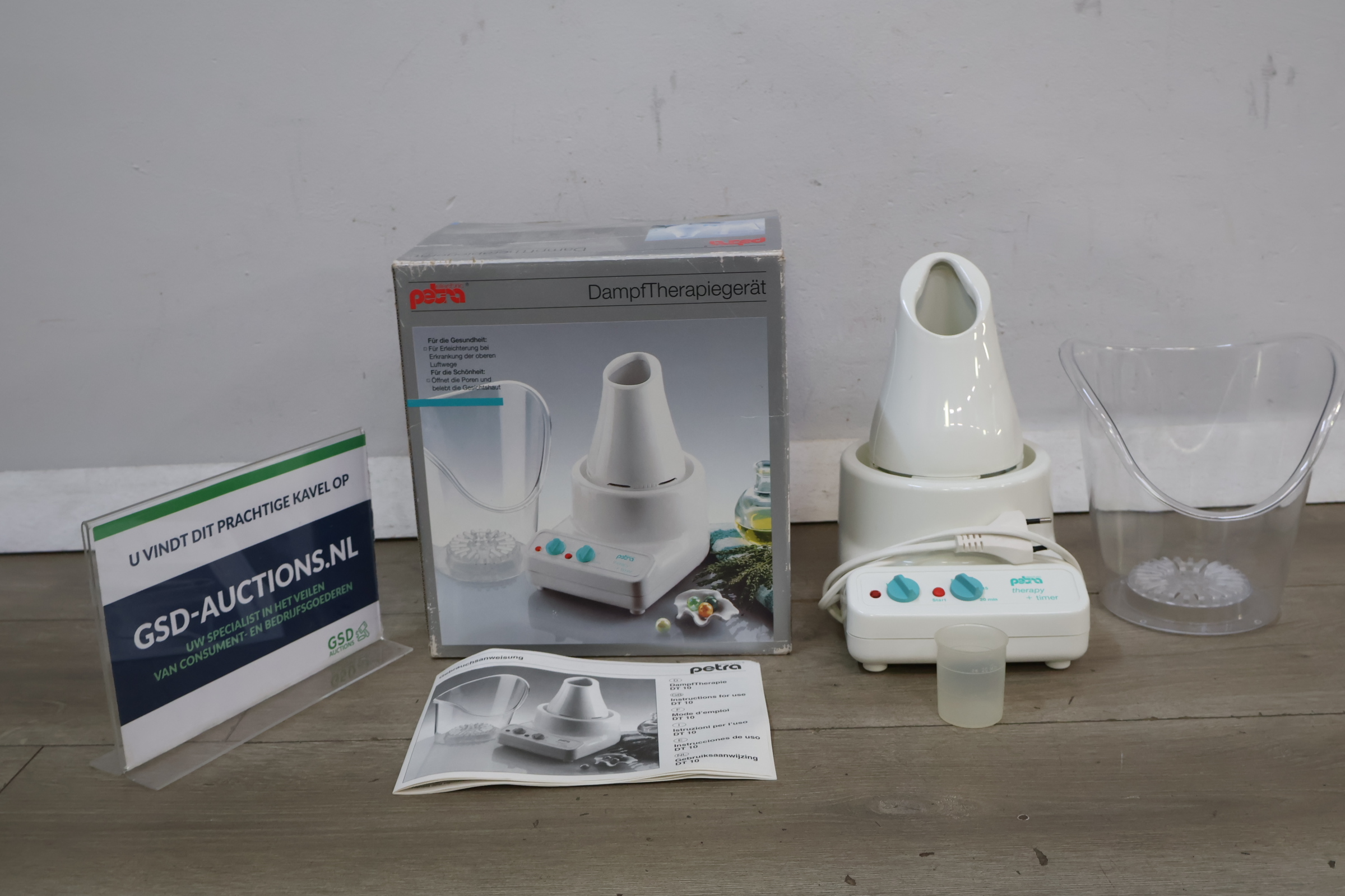 Petra Electric Dampftherapiegerät stoombadapparaat' – kavel bij GSD Auctions, Zoeterwoude