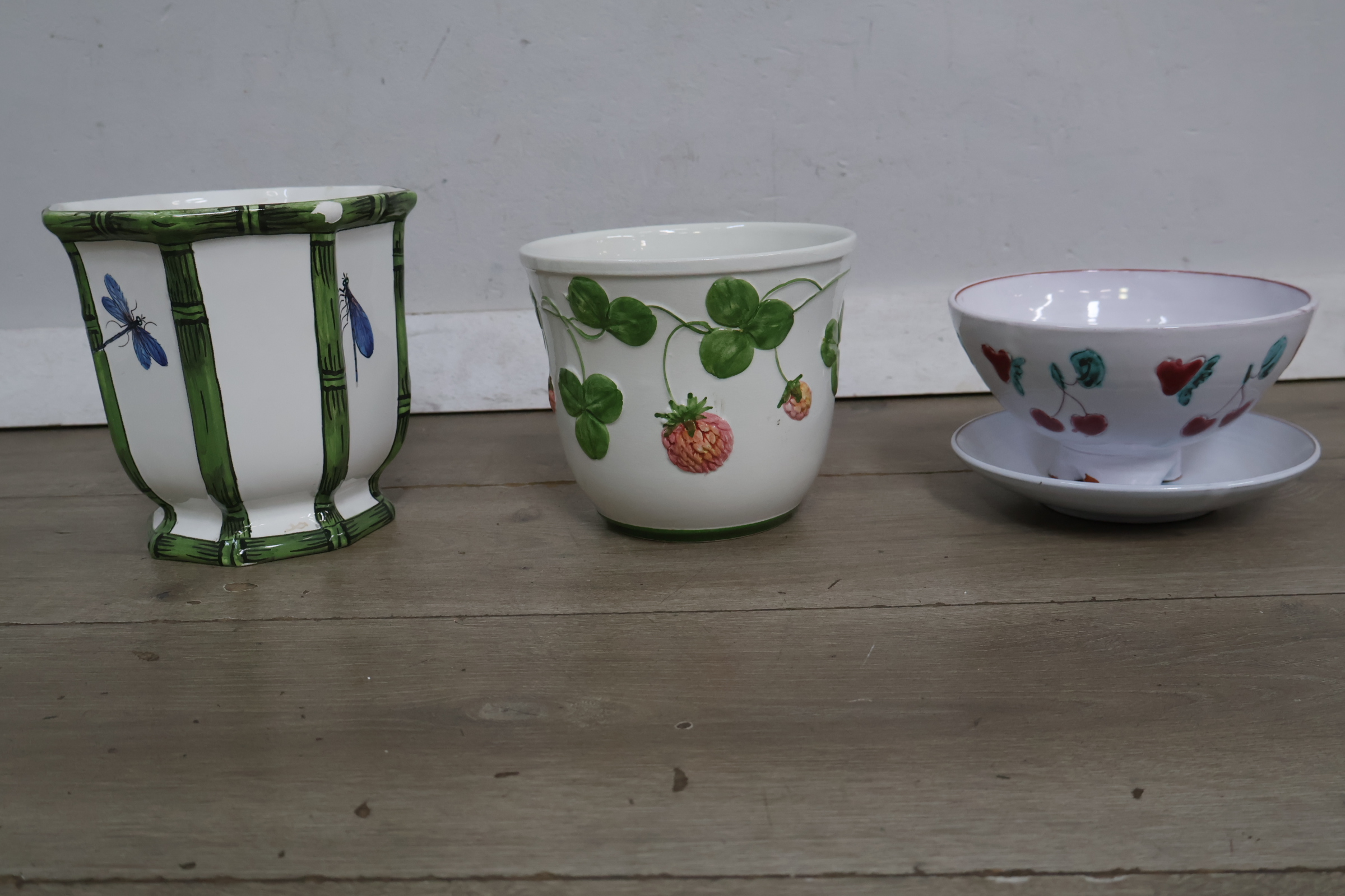 Set van 3 Bloempotten' – foto 4 – kavel bij GSD Auctions, Zoeterwoude
