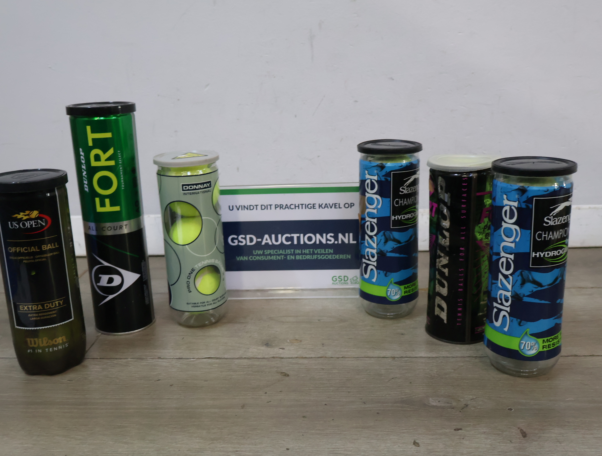 Assortiment tennisballen - Slazenger en Dunlop – kavel bij GSD Auctions, Zoeterwoude