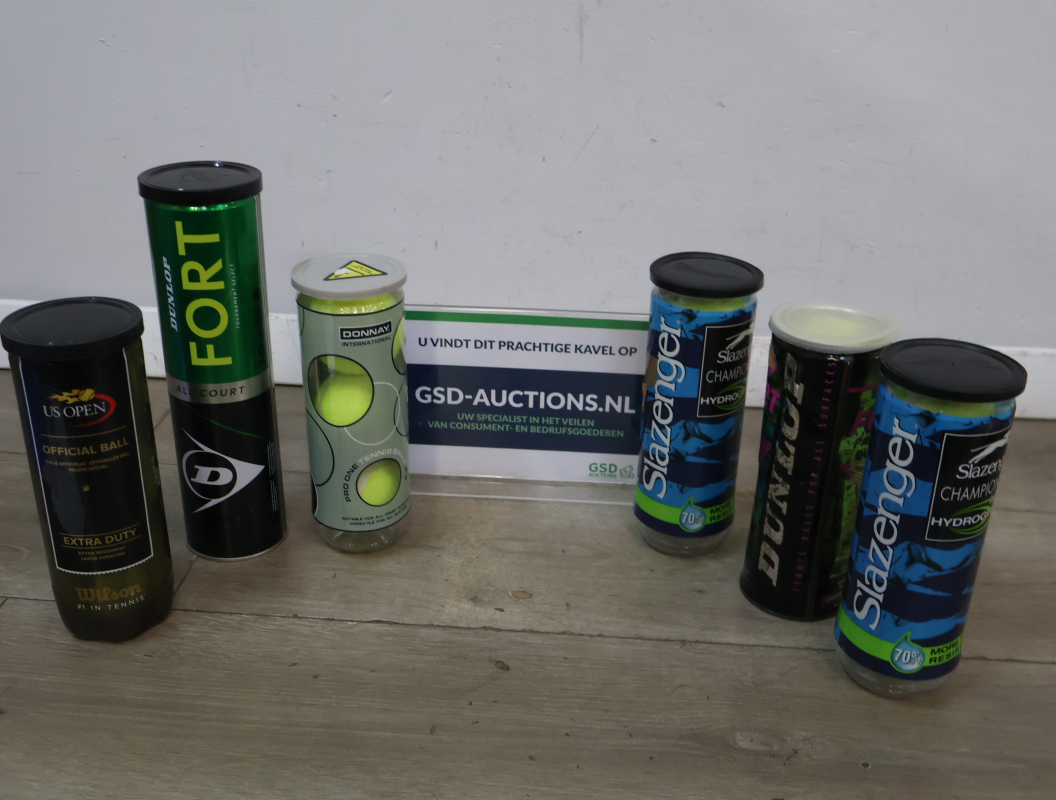 Assortiment tennisballen - Slazenger en Dunlop – foto 2 – kavel bij GSD Auctions, Zoeterwoude