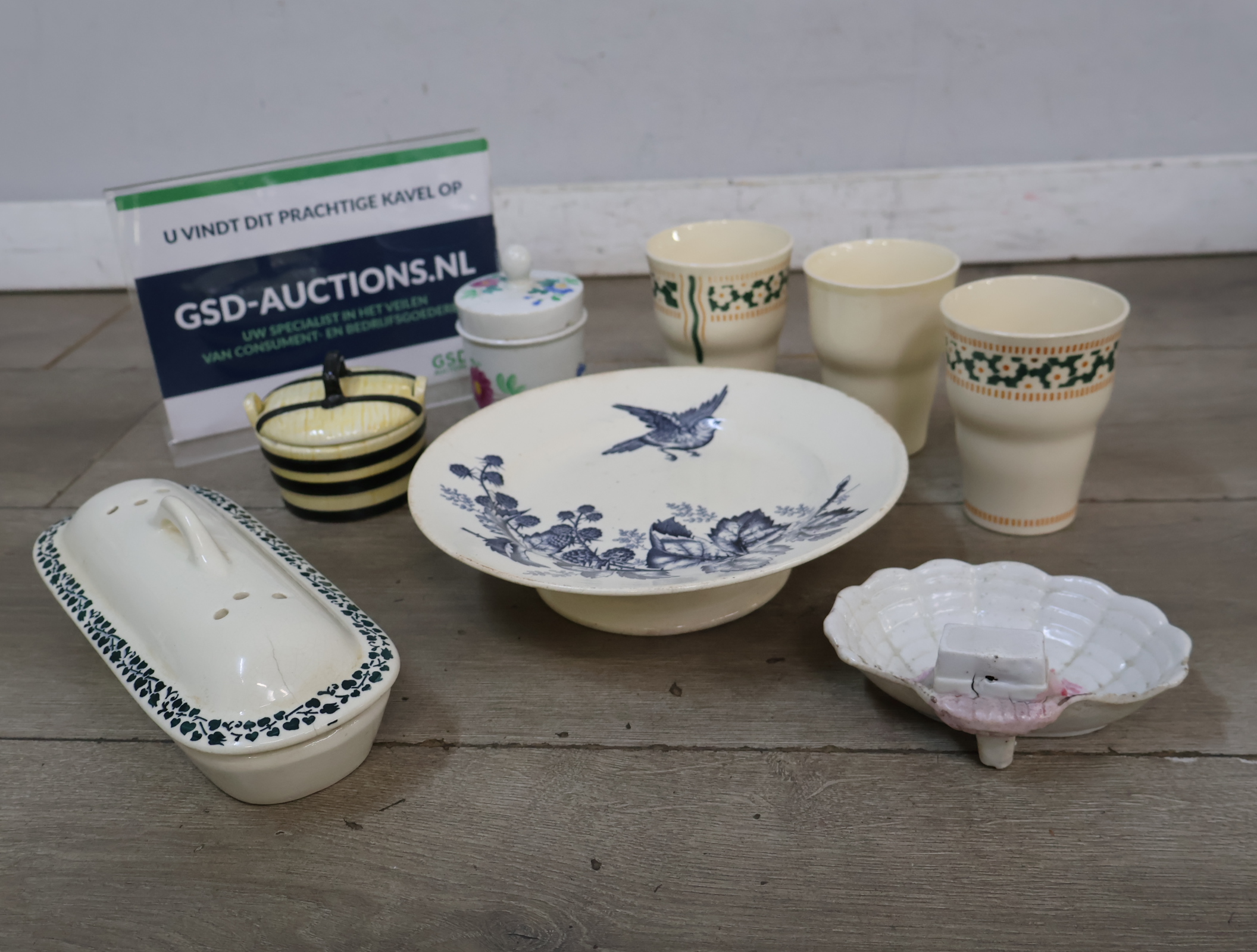 Set diverse keramiek en aardewerk – kavel bij GSD Auctions, Zoeterwoude