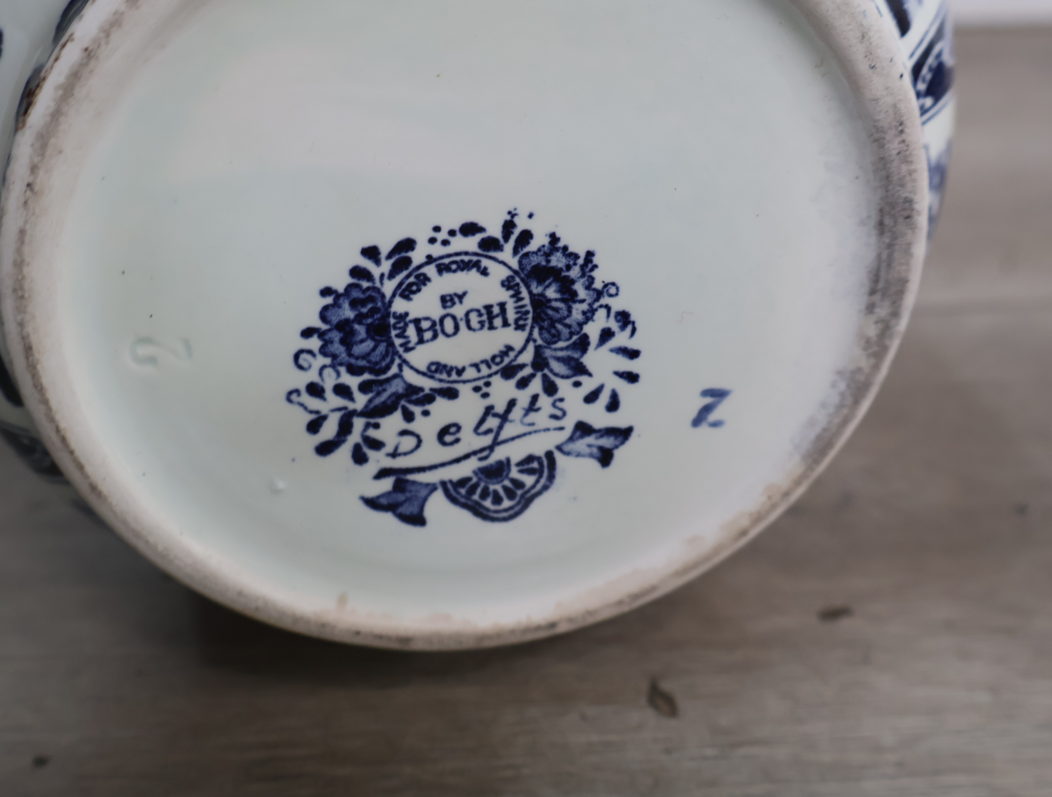 Porseleinen Vaas - Boch – foto 11 – kavel bij GSD Auctions, Zoeterwoude