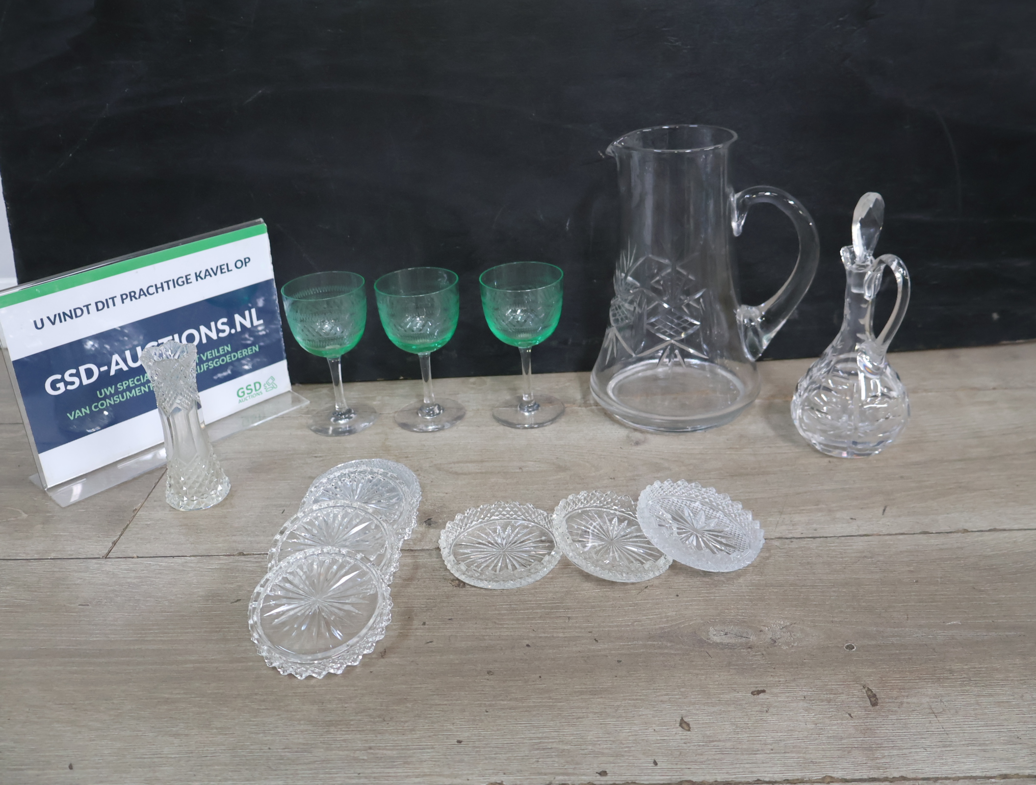 Kristallen glaswerk – kavel bij GSD Auctions, Zoeterwoude