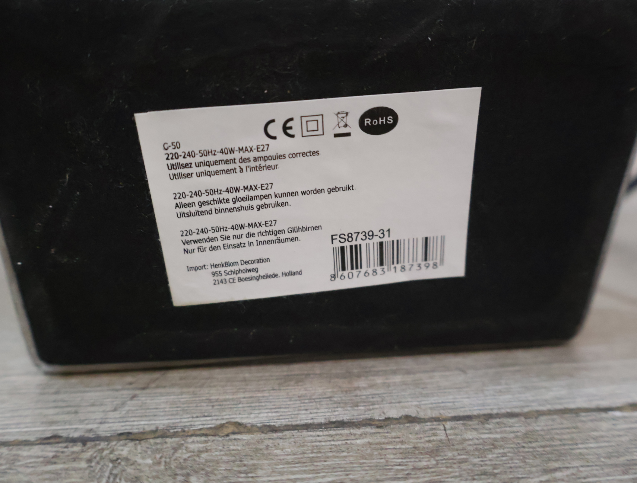 Tafellamp met zilverkleurige voet – foto 9 – kavel bij GSD Auctions, Zoeterwoude