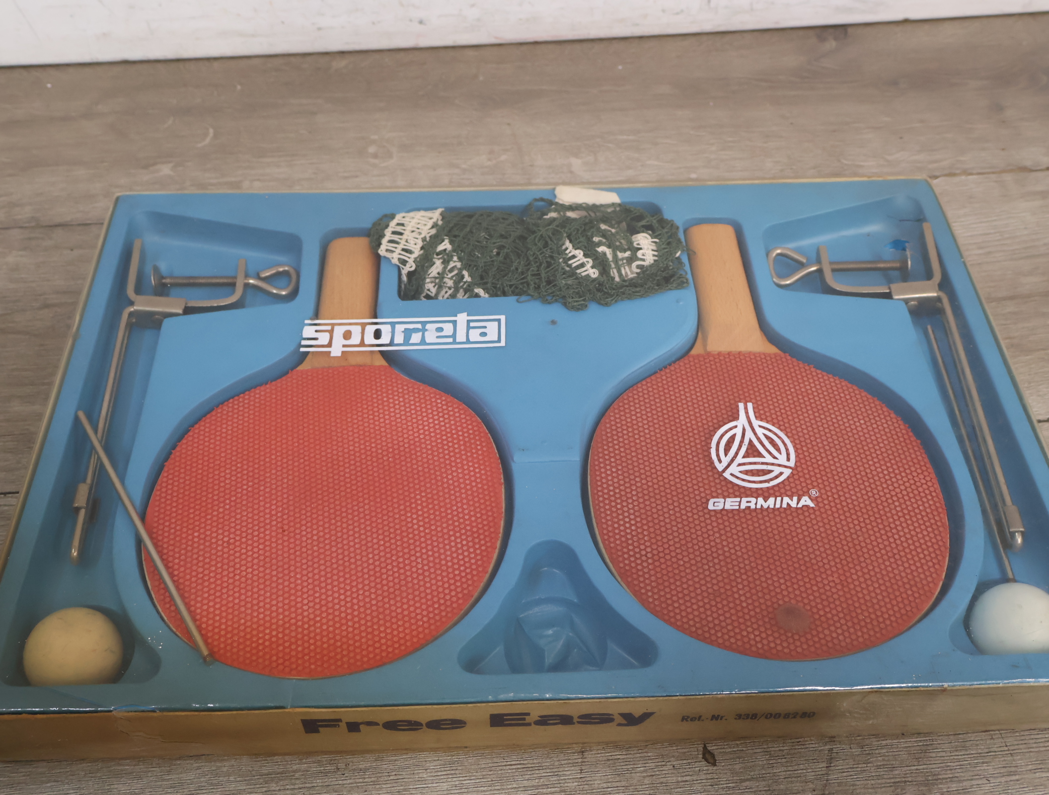 Sponela tafeltennisset met batjes, balletjes en net – foto 8 – kavel bij GSD Auctions, Zoeterwoude