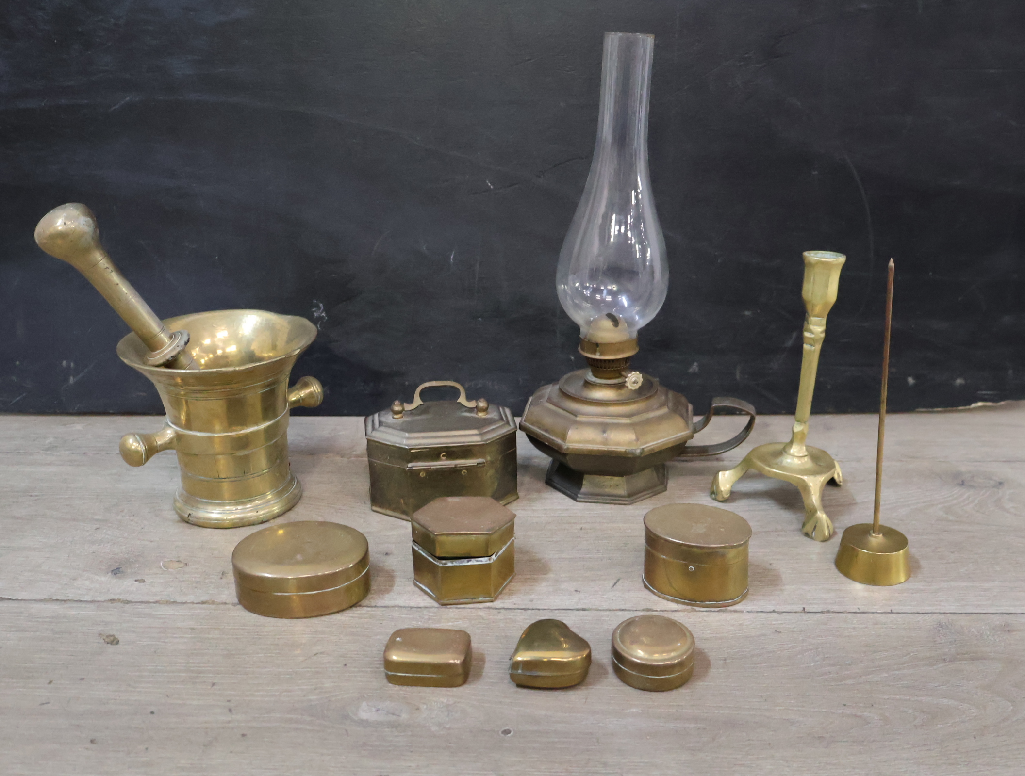 Set antieke messing objecten – foto 3 – kavel bij GSD Auctions, Zoeterwoude
