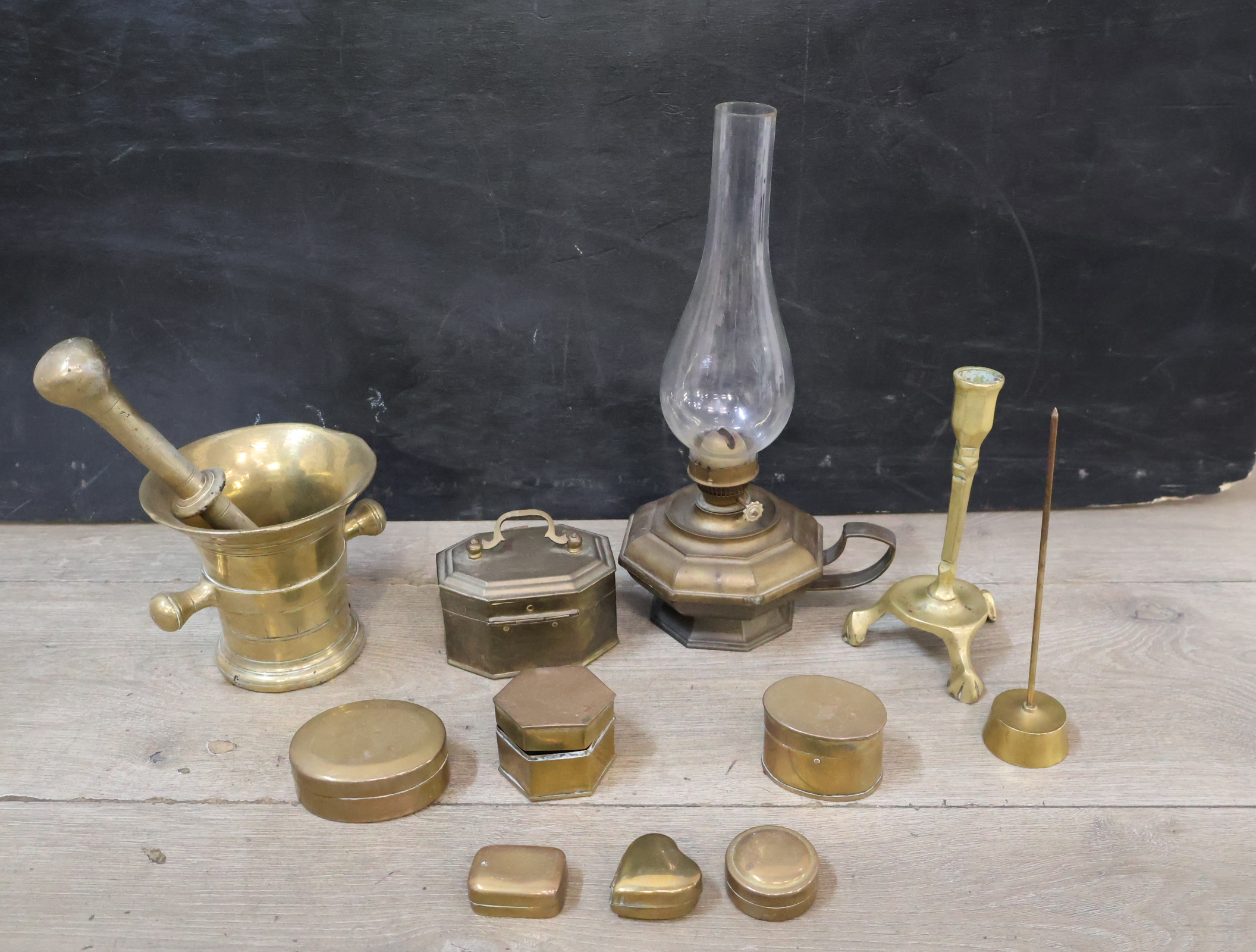 Set antieke messing objecten – foto 4 – kavel bij GSD Auctions, Zoeterwoude