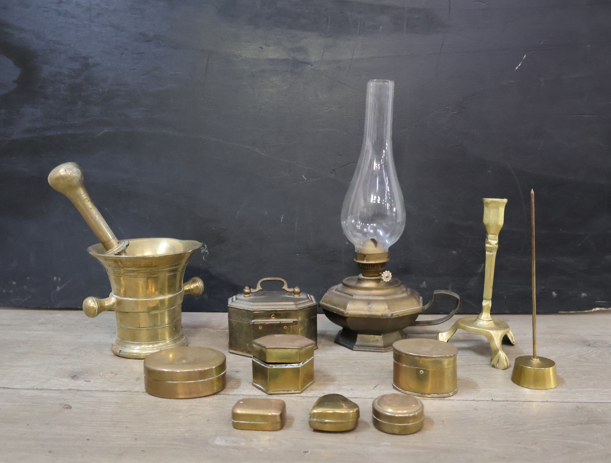 Set antieke messing objecten – foto 5 – kavel bij GSD Auctions, Zoeterwoude