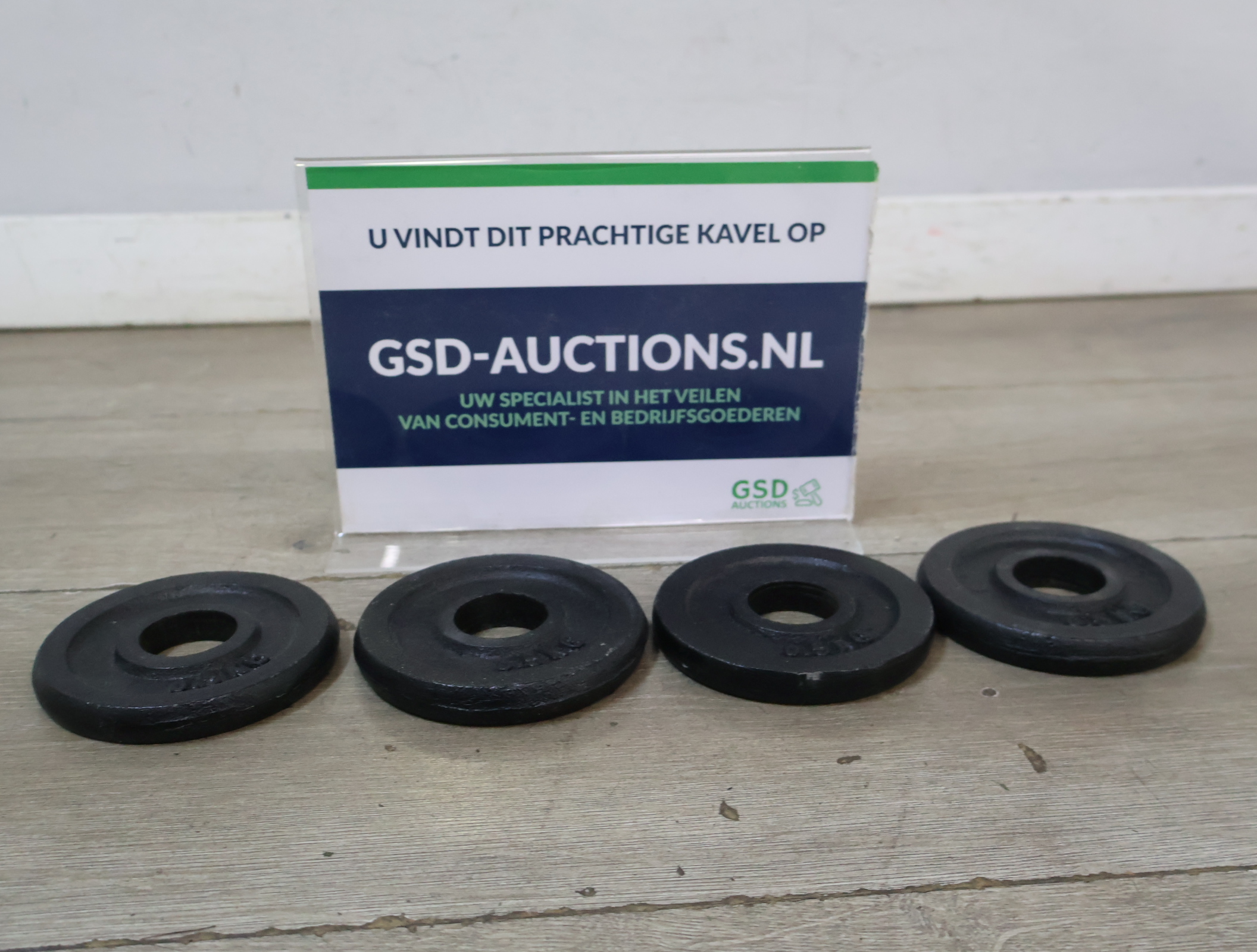 Set gewichtsschijven 0,5 kg – foto 2 – kavel bij GSD Auctions, Zoeterwoude
