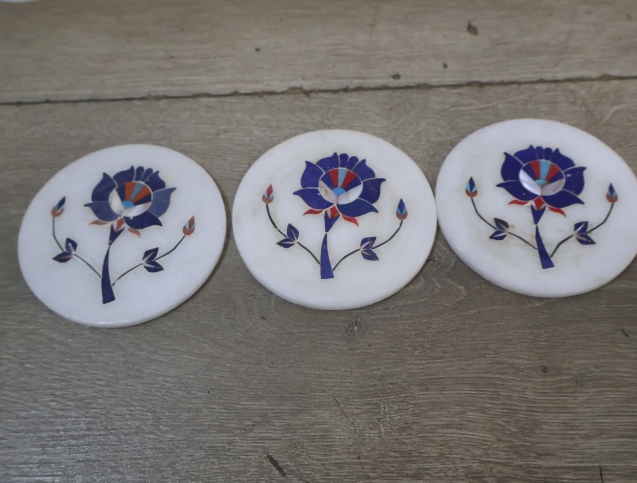 Set albasten & Marmeren decoratieve objecten – foto 5 – kavel bij GSD Auctions, Zoeterwoude