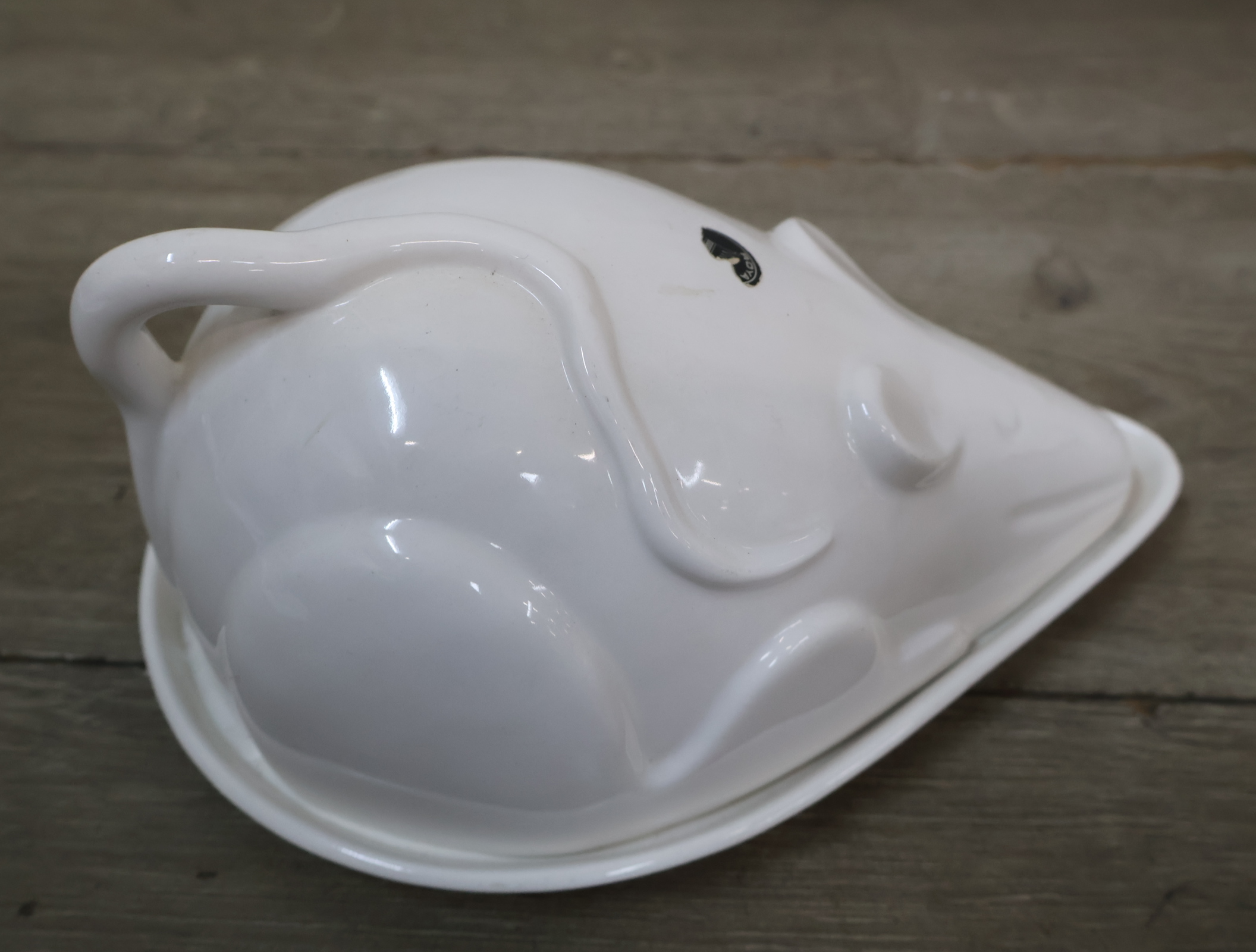 Porseleinen muisvormige botervloot – foto 9 – kavel bij GSD Auctions, Zoeterwoude