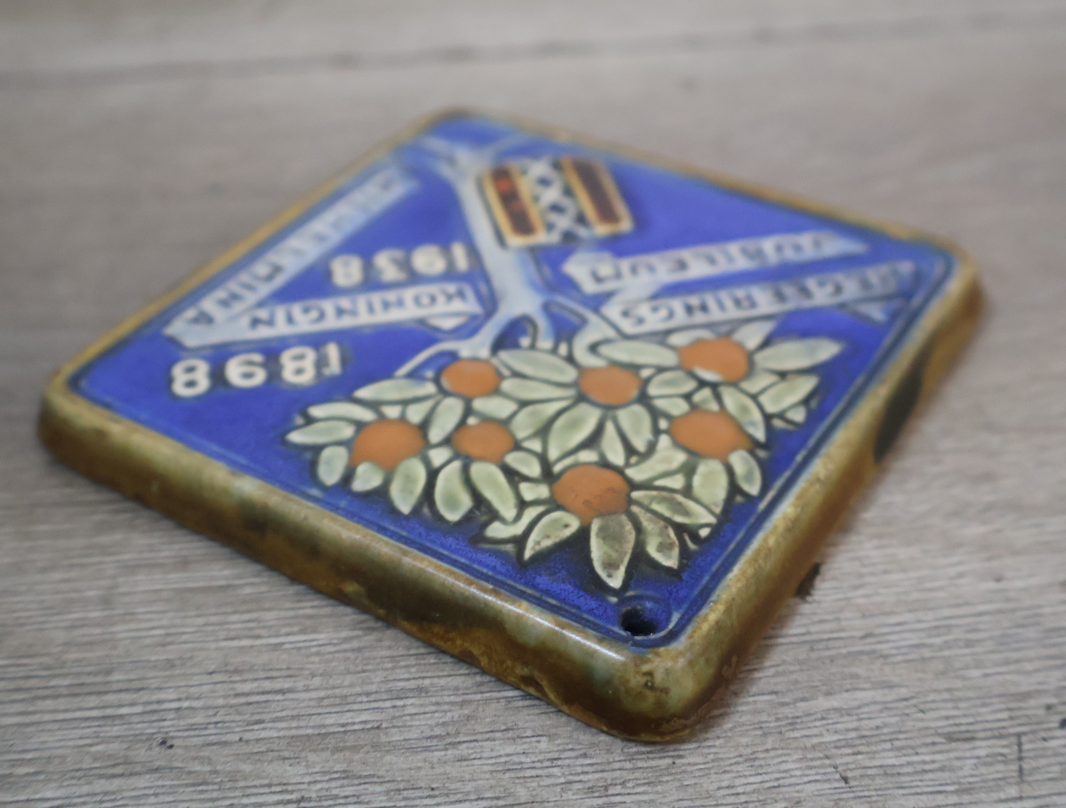 Tegel - Regeringsjubileum Koningin Wilhelmina 1898-1938 – foto 7 – kavel bij GSD Auctions, Zoeterwoude