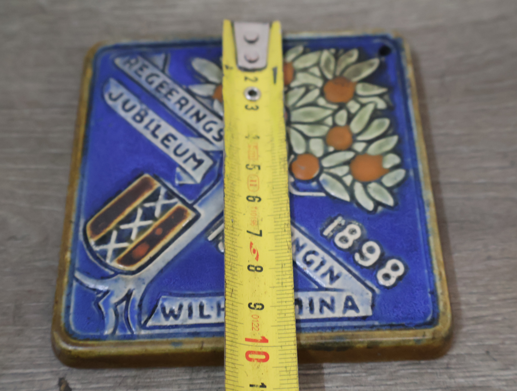 Tegel - Regeringsjubileum Koningin Wilhelmina 1898-1938 – foto 11 – kavel bij GSD Auctions, Zoeterwoude