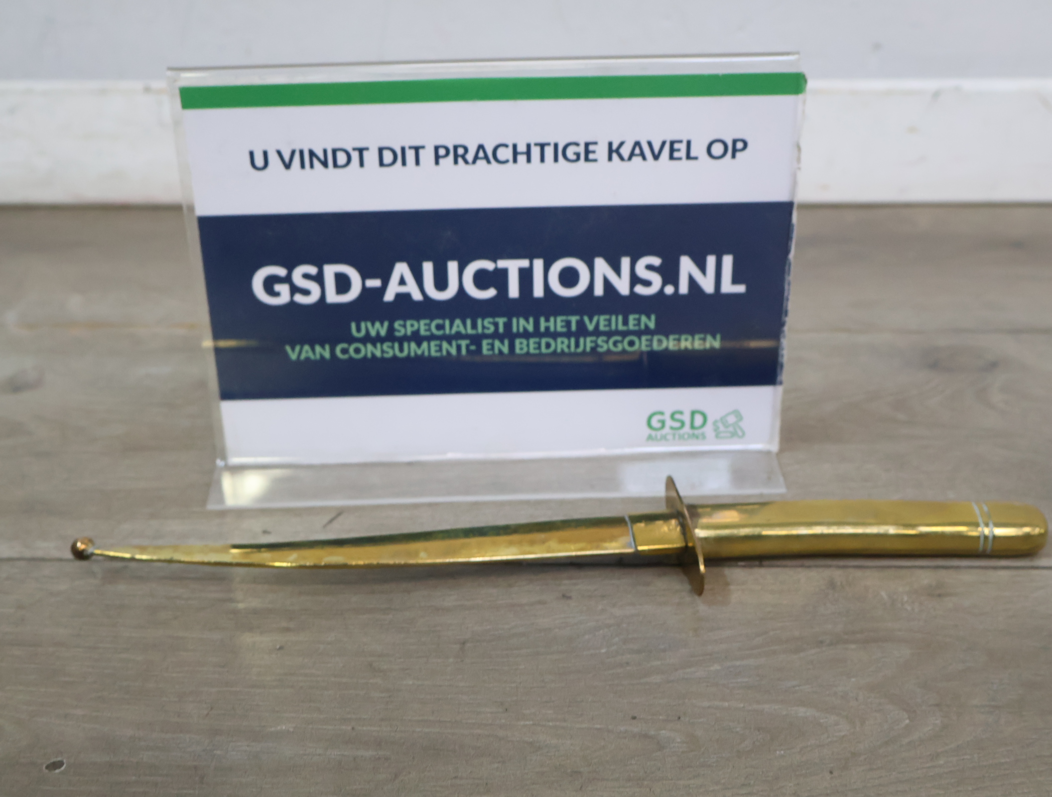 Antiek Messing Mes – foto 2 – kavel bij GSD Auctions, Zoeterwoude