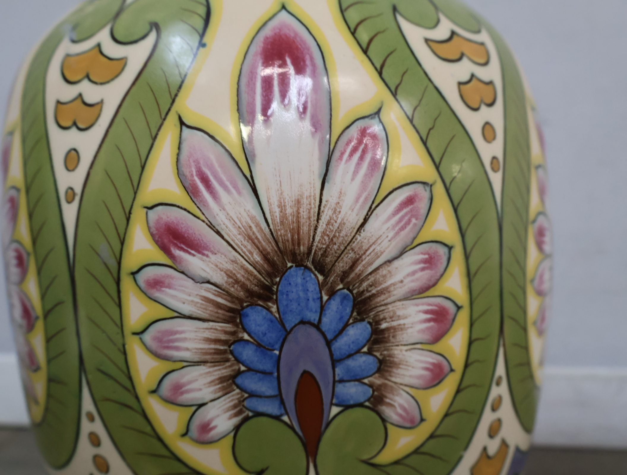 Goudsplaten Gouda Holland Vaas – foto 8 – kavel bij GSD Auctions, Zoeterwoude
