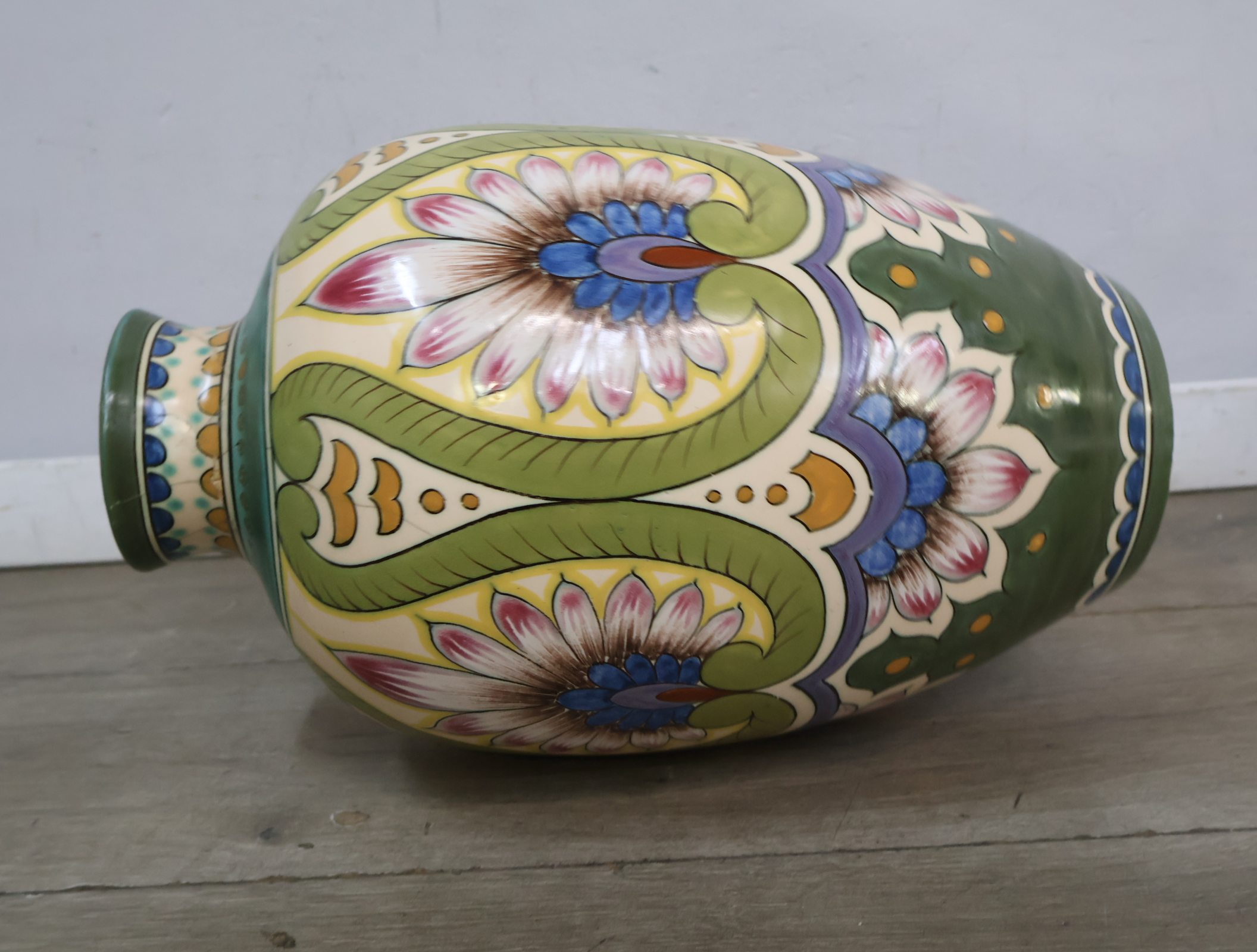 Goudsplaten Gouda Holland Vaas – foto 11 – kavel bij GSD Auctions, Zoeterwoude