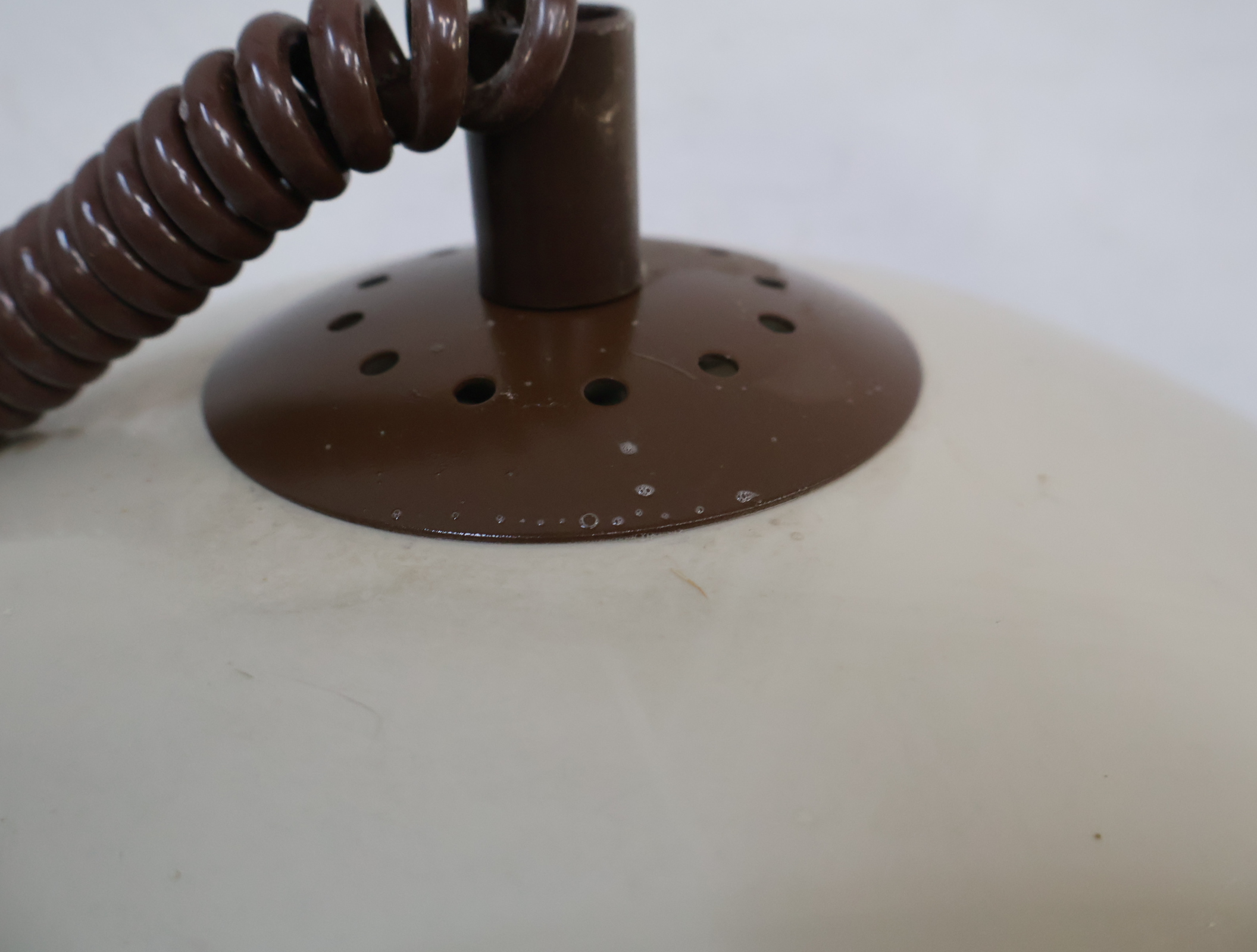 Vintage beige-bruine 'mushroom' Hanglamp - Jaren '60 – foto 7 – kavel bij GSD Auctions, Zoeterwoude