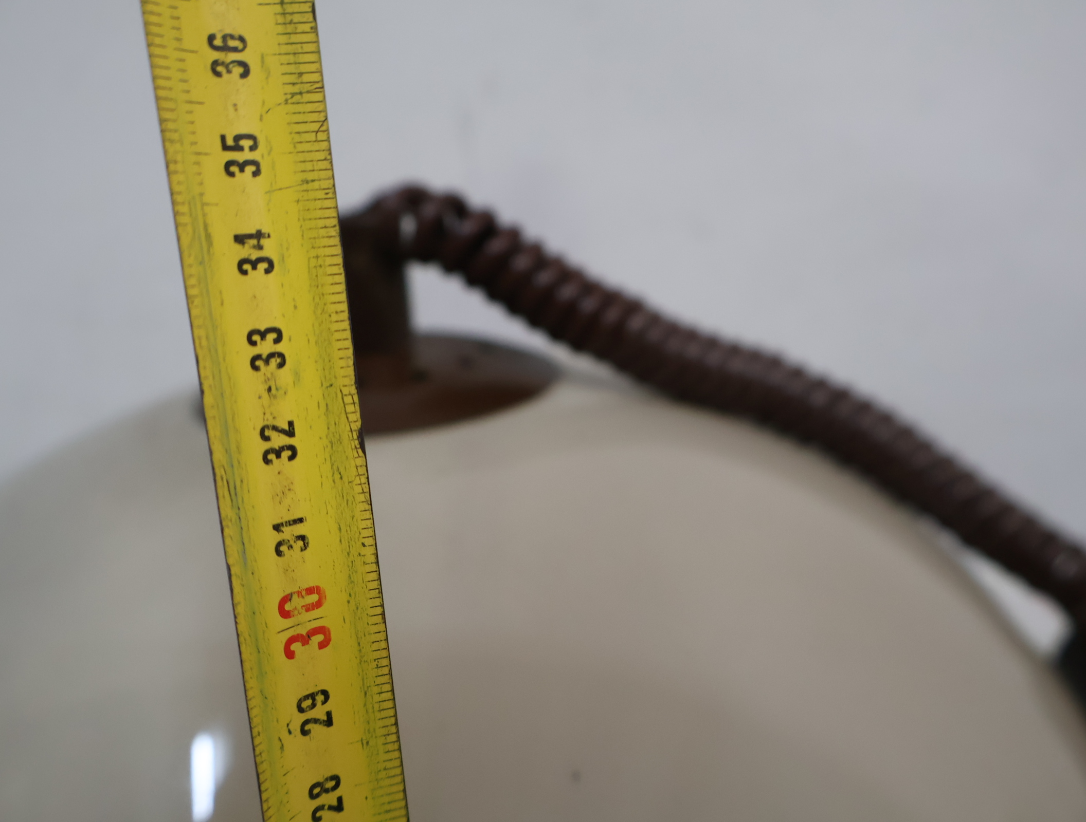 Vintage beige-bruine 'mushroom' Hanglamp - Jaren '60 – foto 16 – kavel bij GSD Auctions, Zoeterwoude