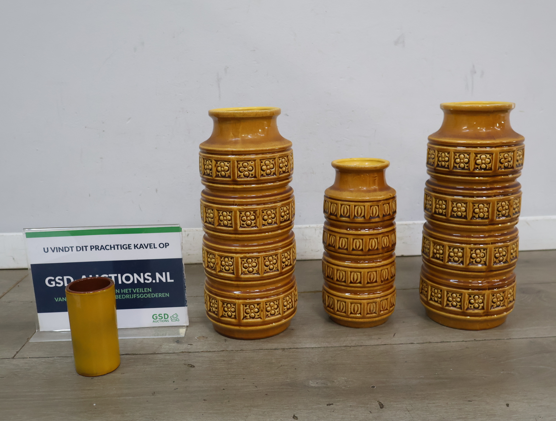 Set West Germany Vazen - Vintage Jaren '60 – kavel bij GSD Auctions, Zoeterwoude