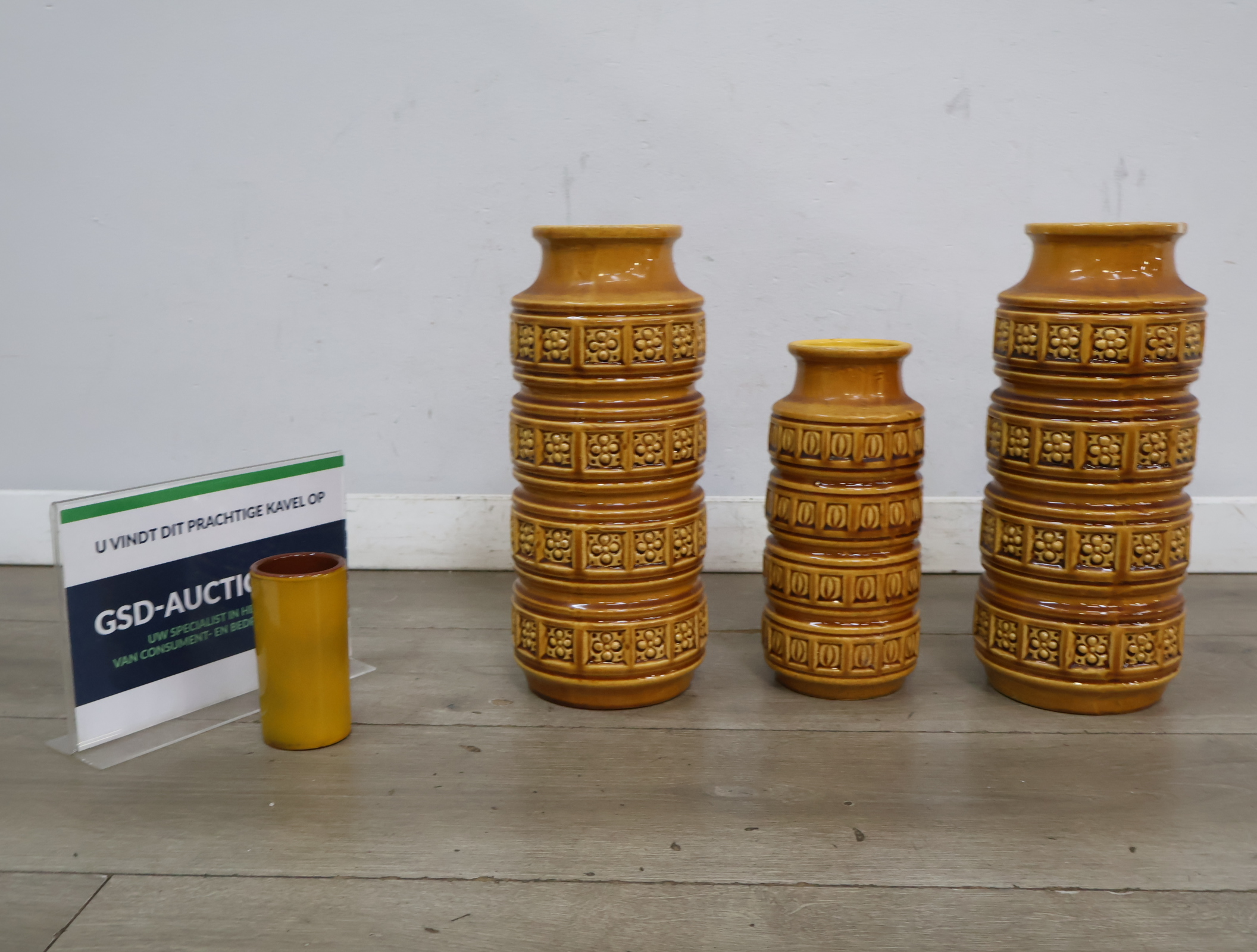 Set West Germany Vazen - Vintage Jaren '60 – foto 2 – kavel bij GSD Auctions, Zoeterwoude