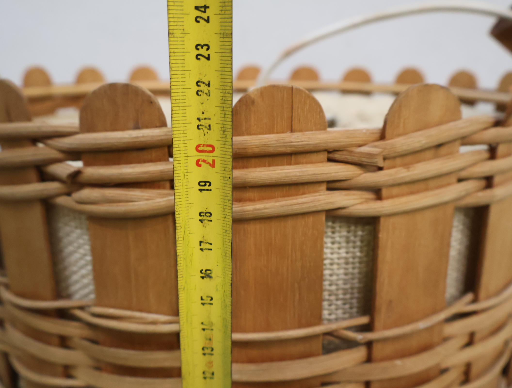 Vintage Scandinavische rotan hanglamp - Jaren '60 – foto 14 – kavel bij GSD Auctions, Zoeterwoude