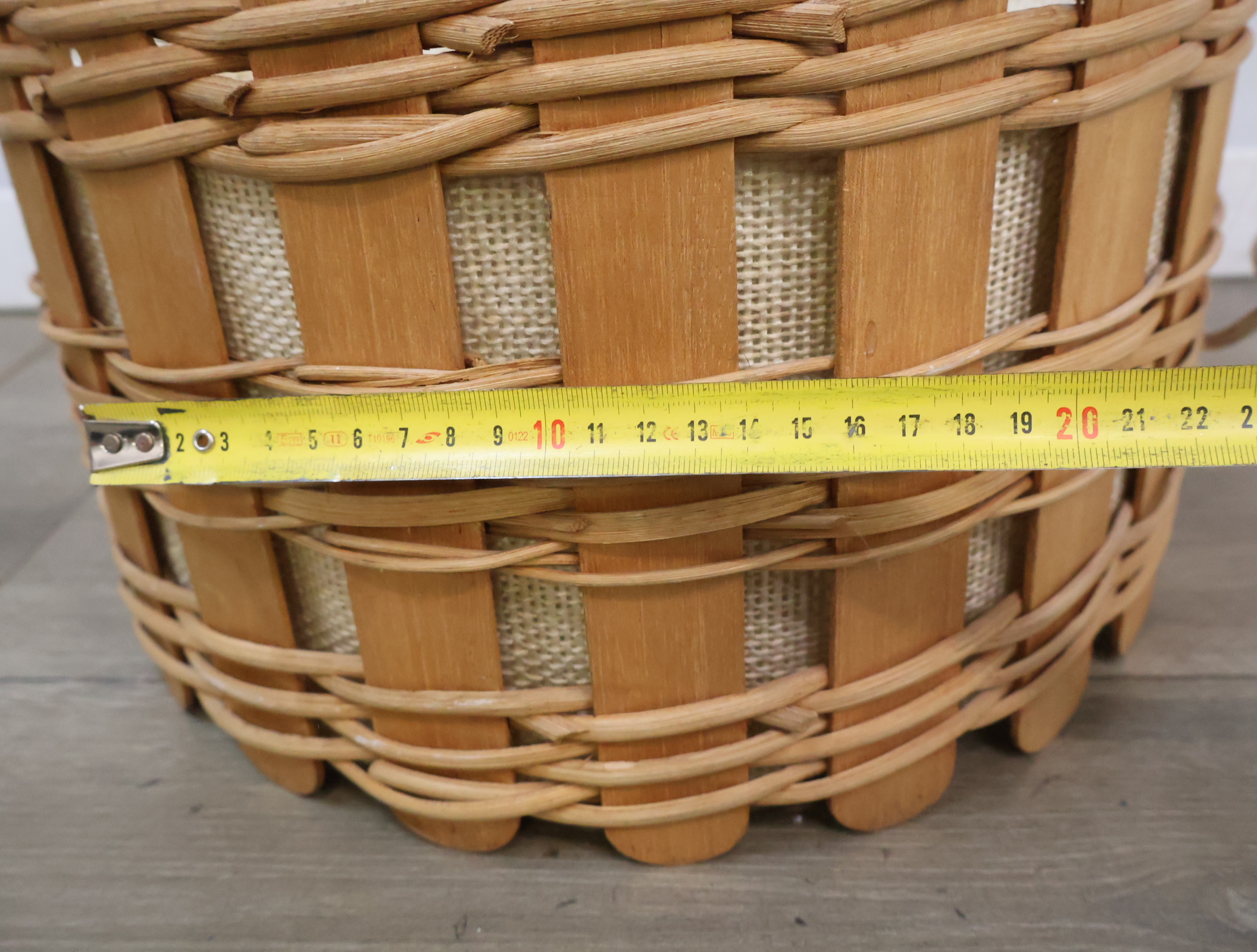Vintage Scandinavische rotan hanglamp - Jaren '60 – foto 15 – kavel bij GSD Auctions, Zoeterwoude