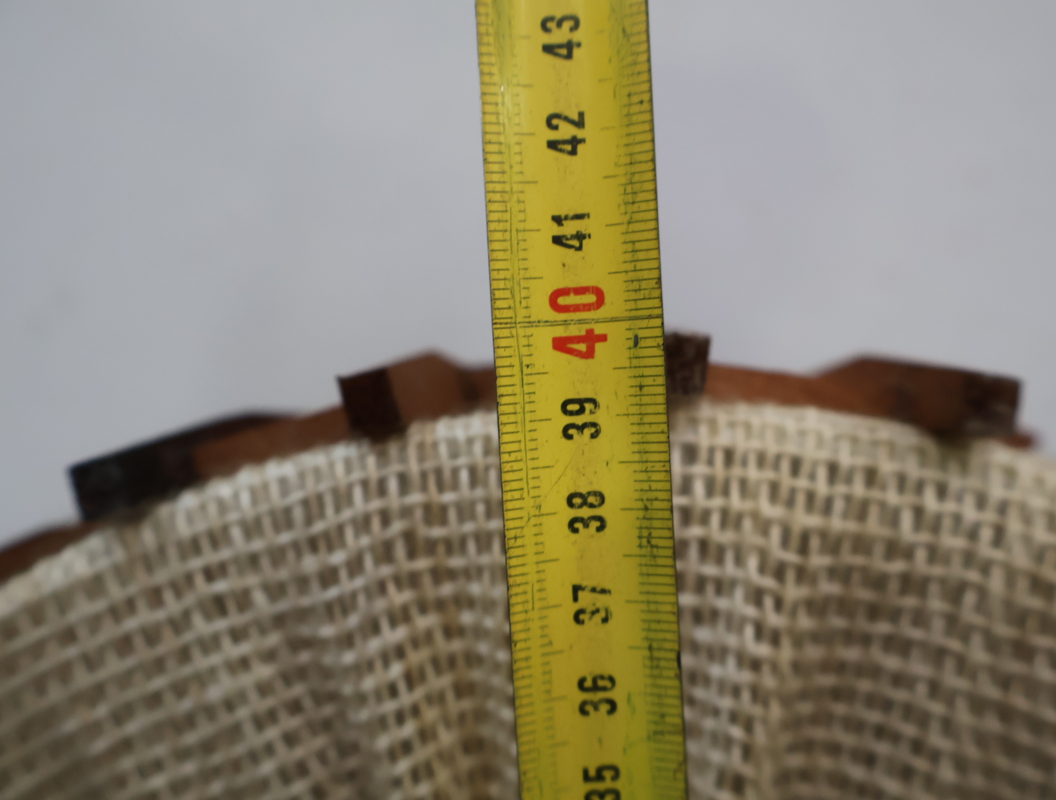 Vintage Scandinavische hanglamp - jute teak – foto 18 – kavel bij GSD Auctions, Zoeterwoude