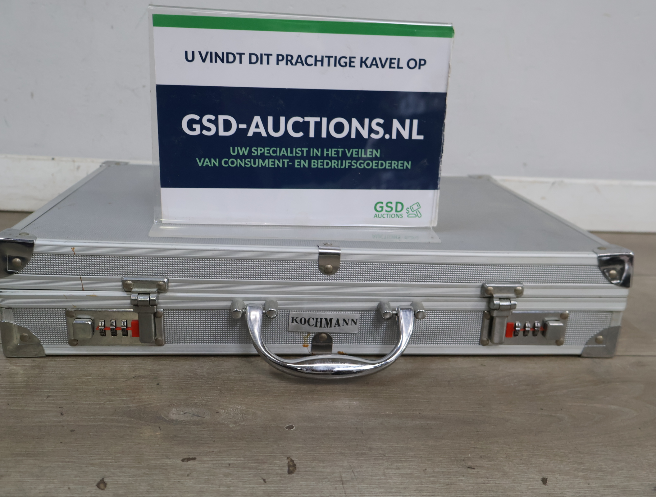 Kochmann aluminium koffer – kavel bij GSD Auctions, Zoeterwoude