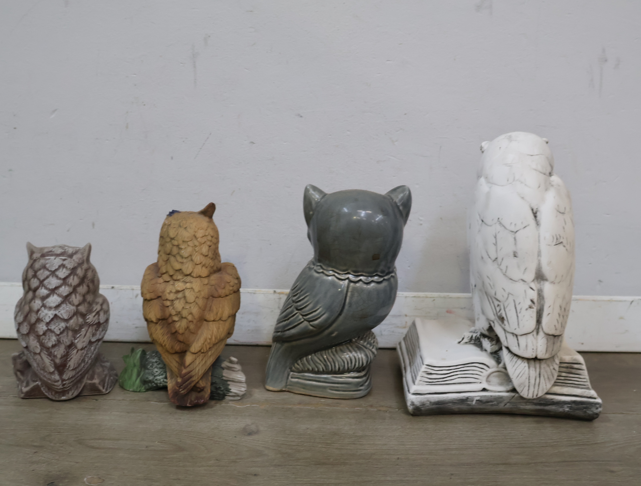 Verzameling uilen beeldjes en boekensteunen – foto 8 – kavel bij GSD Auctions, Zoeterwoude