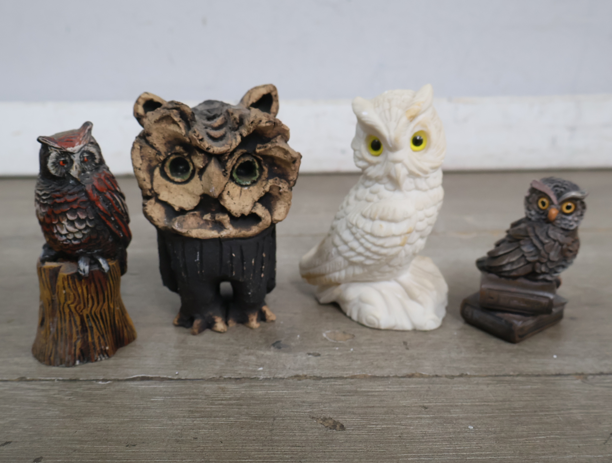 Verzameling uilen beeldjes en boekensteunen – foto 15 – kavel bij GSD Auctions, Zoeterwoude
