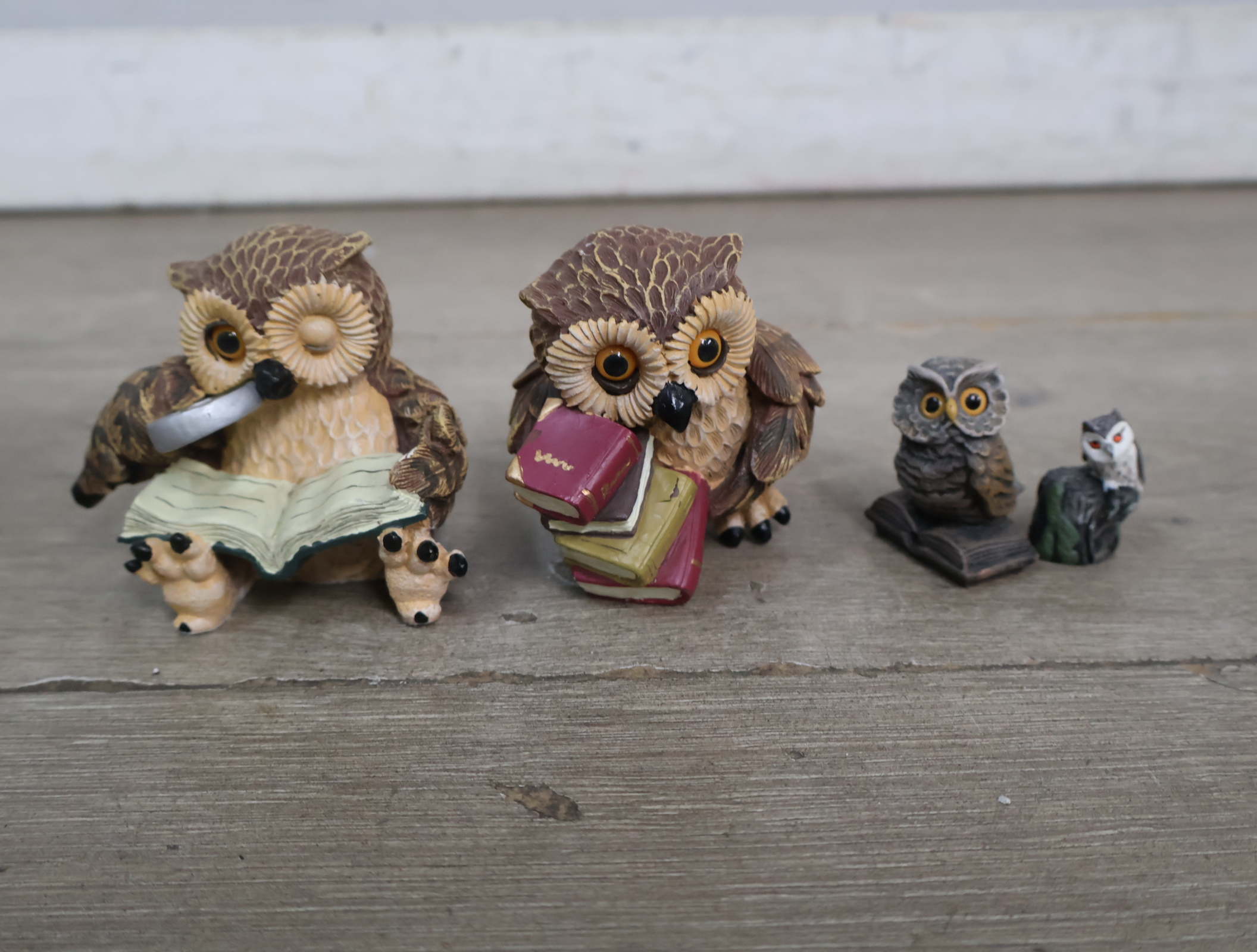 Verzameling uilen beeldjes en boekensteunen – foto 18 – kavel bij GSD Auctions, Zoeterwoude