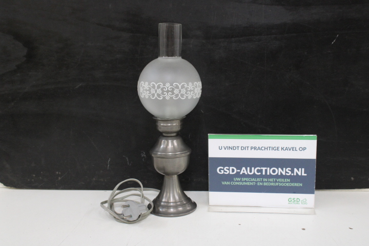 Antieke Elektrische Olielamp' – foto 2 – kavel bij GSD Auctions, Zoeterwoude
