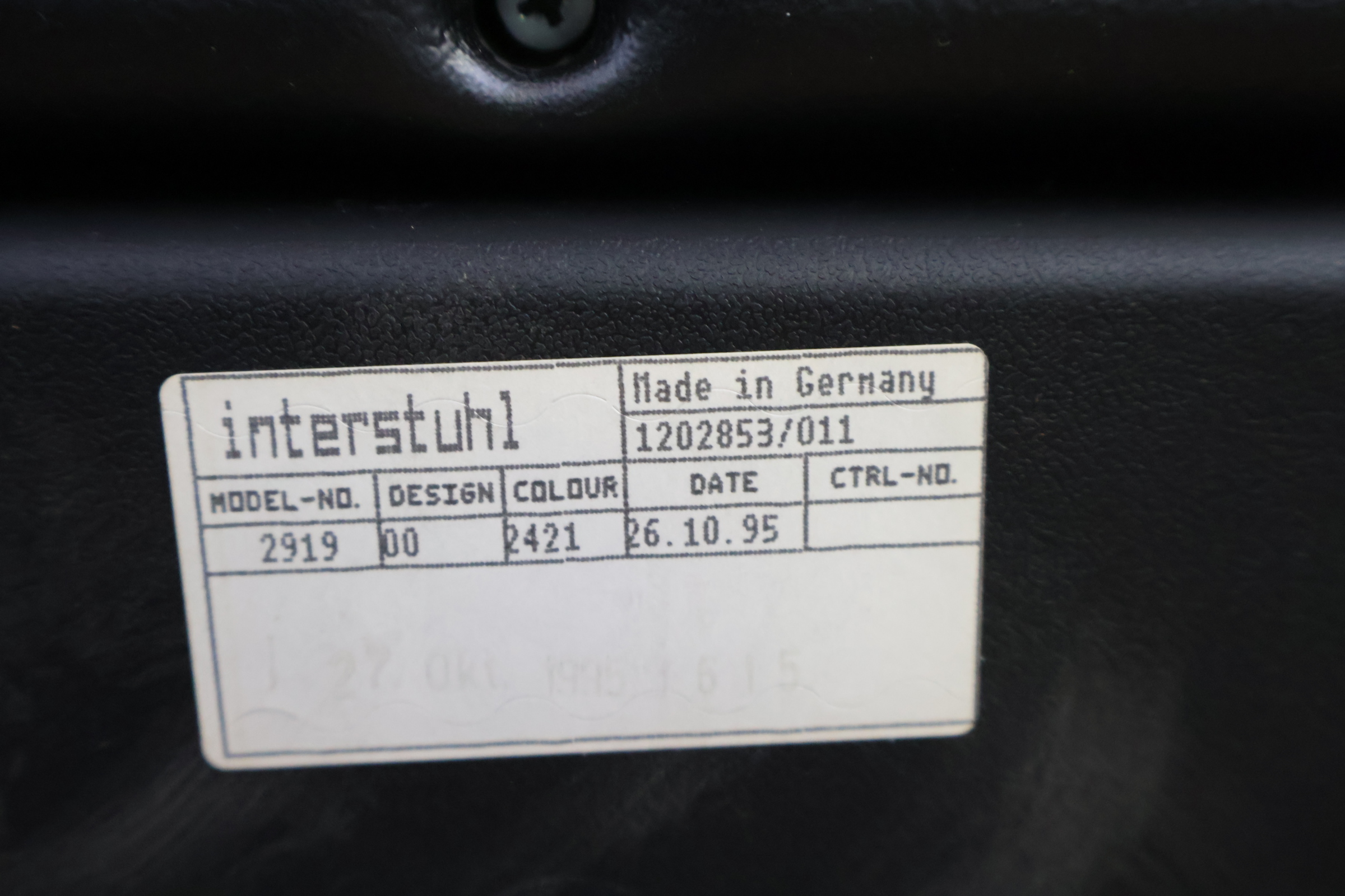 Interstuhl Stoel' – foto 18 – kavel bij GSD Auctions, Zoeterwoude