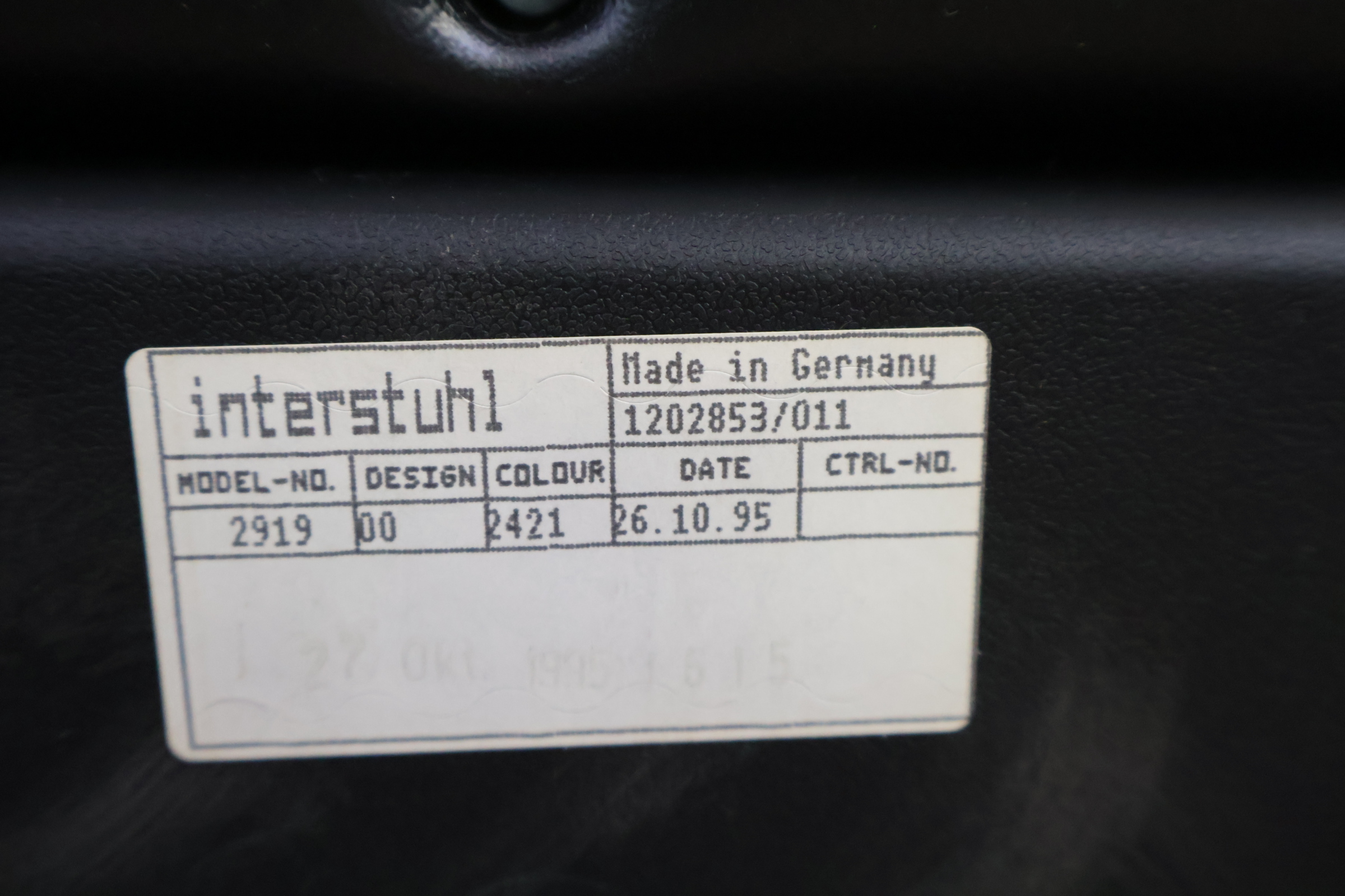 Interstuhl Stoel' – foto 19 – kavel bij GSD Auctions, Zoeterwoude