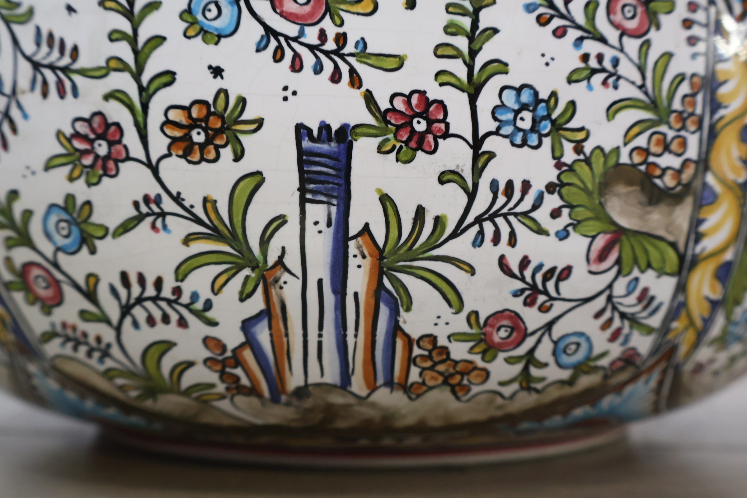 Decoratieve keramische schaal' – foto 14 – kavel bij GSD Auctions, Zoeterwoude