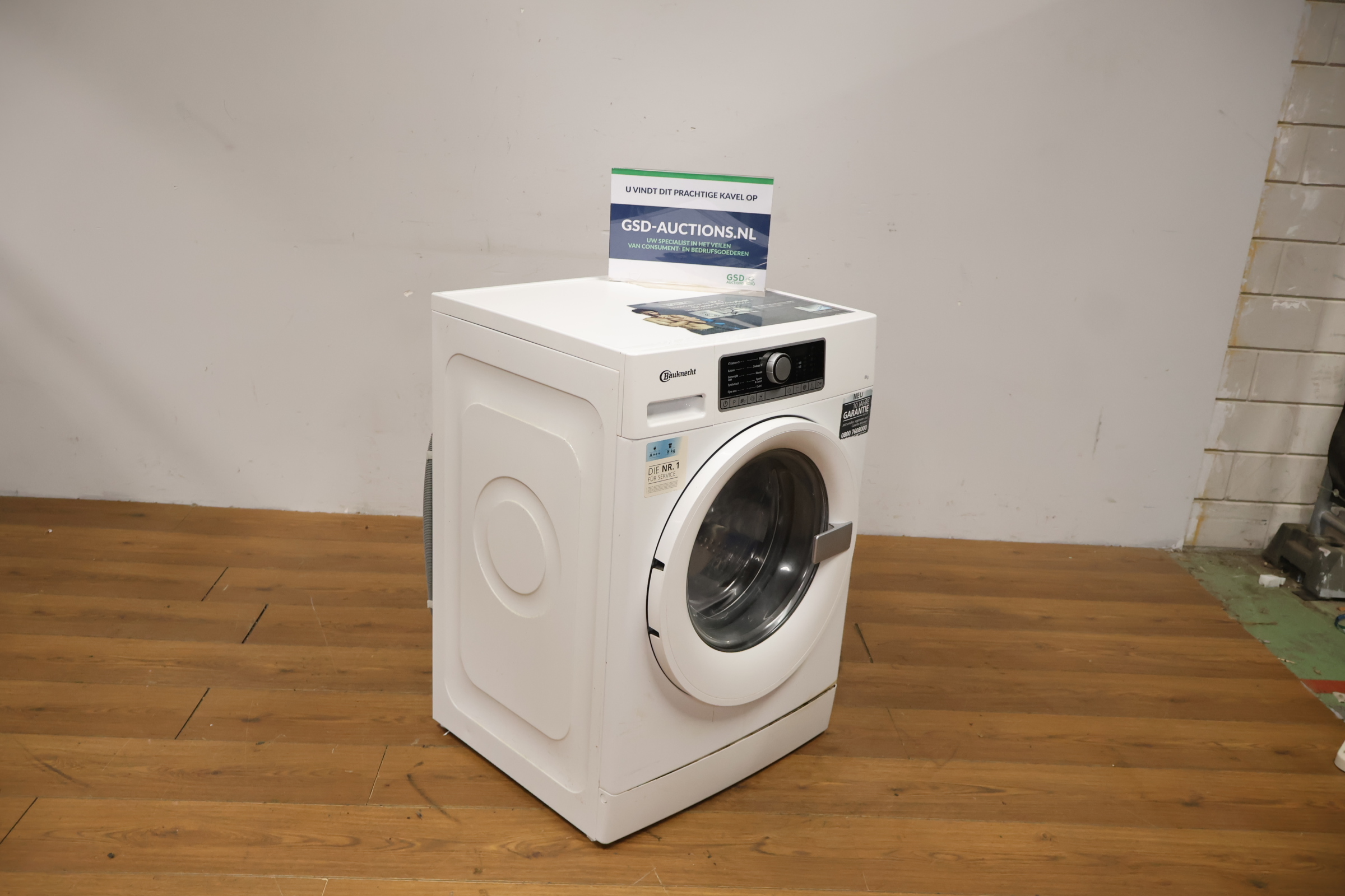 Bauknecht wasmachine - 8KG - WA ECO 7180 – foto 2 – kavel bij GSD Auctions, Zoeterwoude